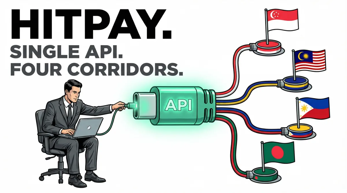 HitPay Launches Remittance API for Platforms, Opening Single-API Cross-Border Payout Access Across Four Asian Corridors