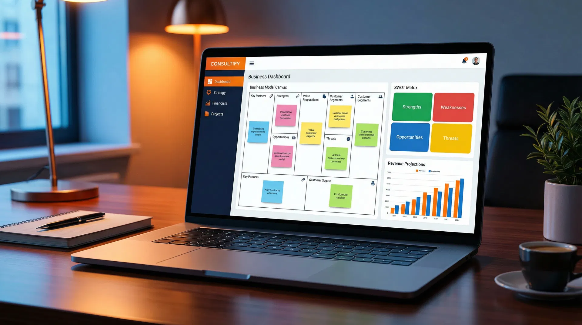 Twelve Tools - Dashboard de Consultoria Empresarial