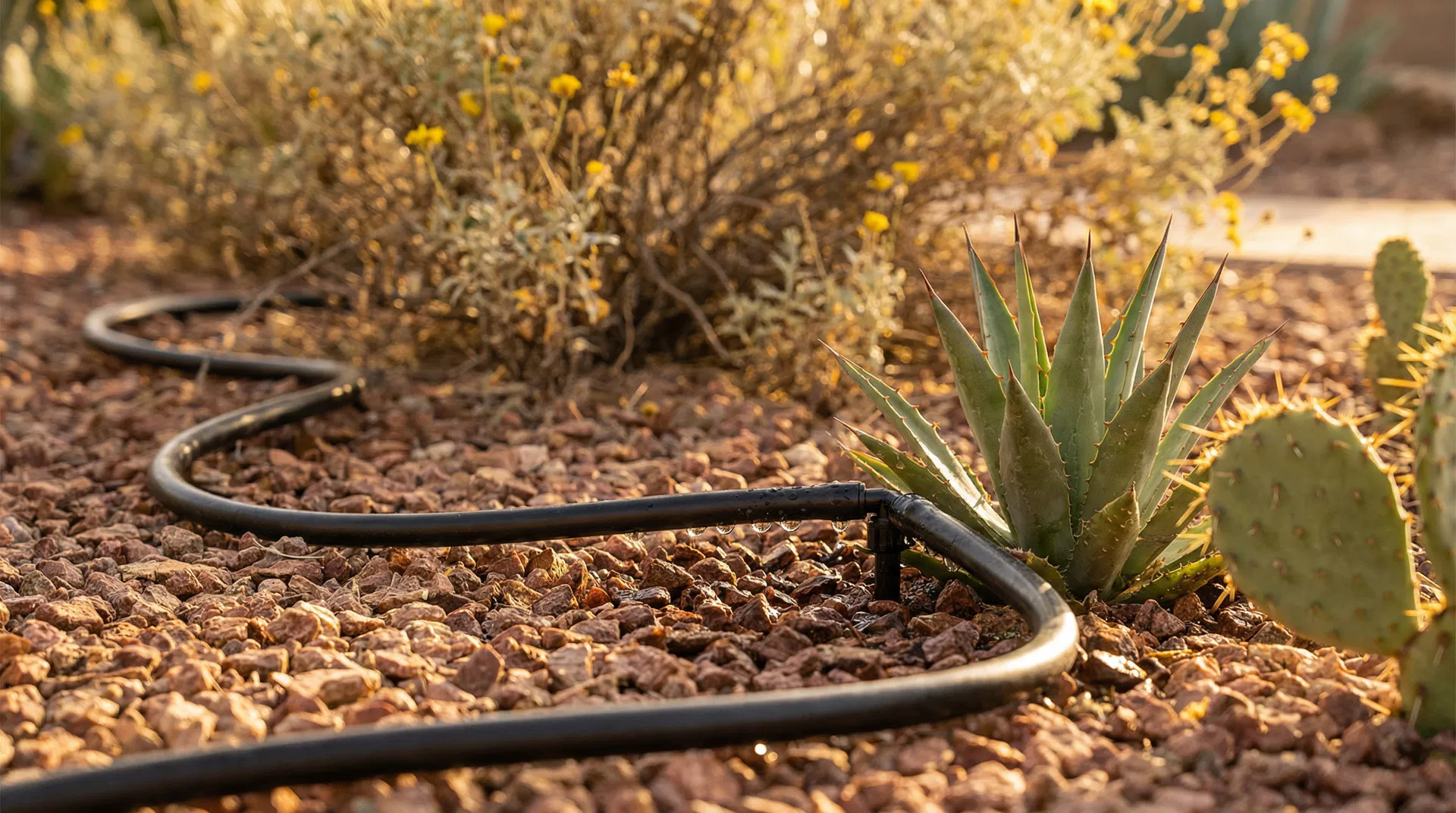 Drip irrigation system repair by Arizona Irrigation Repair