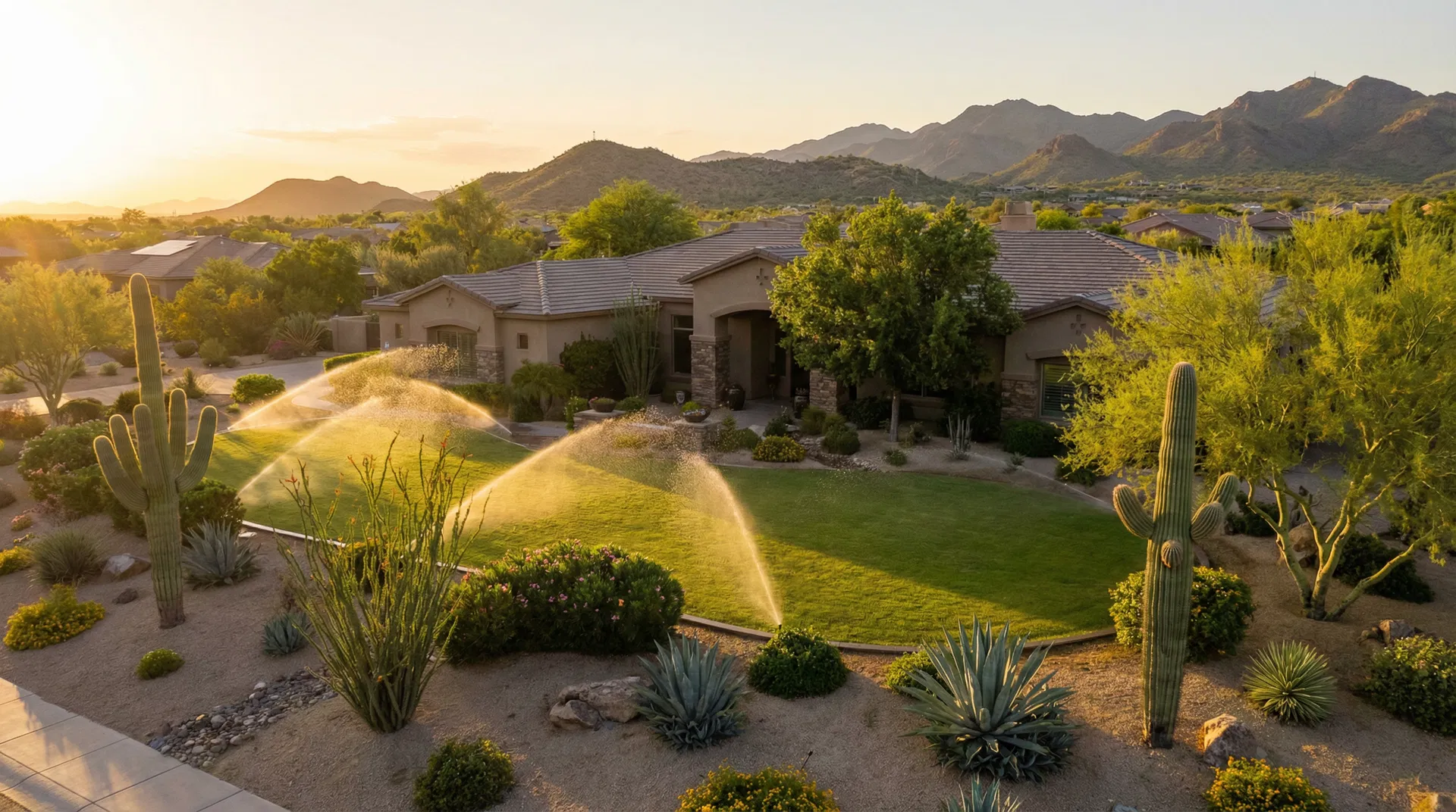 Peoria irrigation repair service area