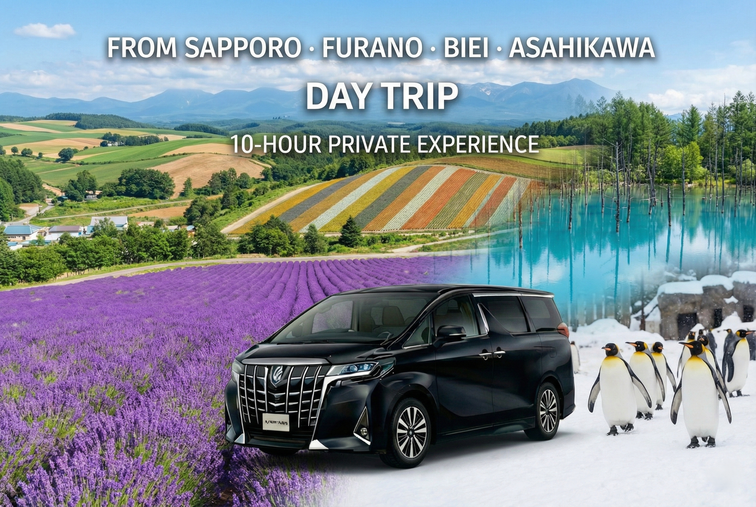 Sapporo | Furano–Biei–Asahikawa Day Trip (Private Car & Driver)
