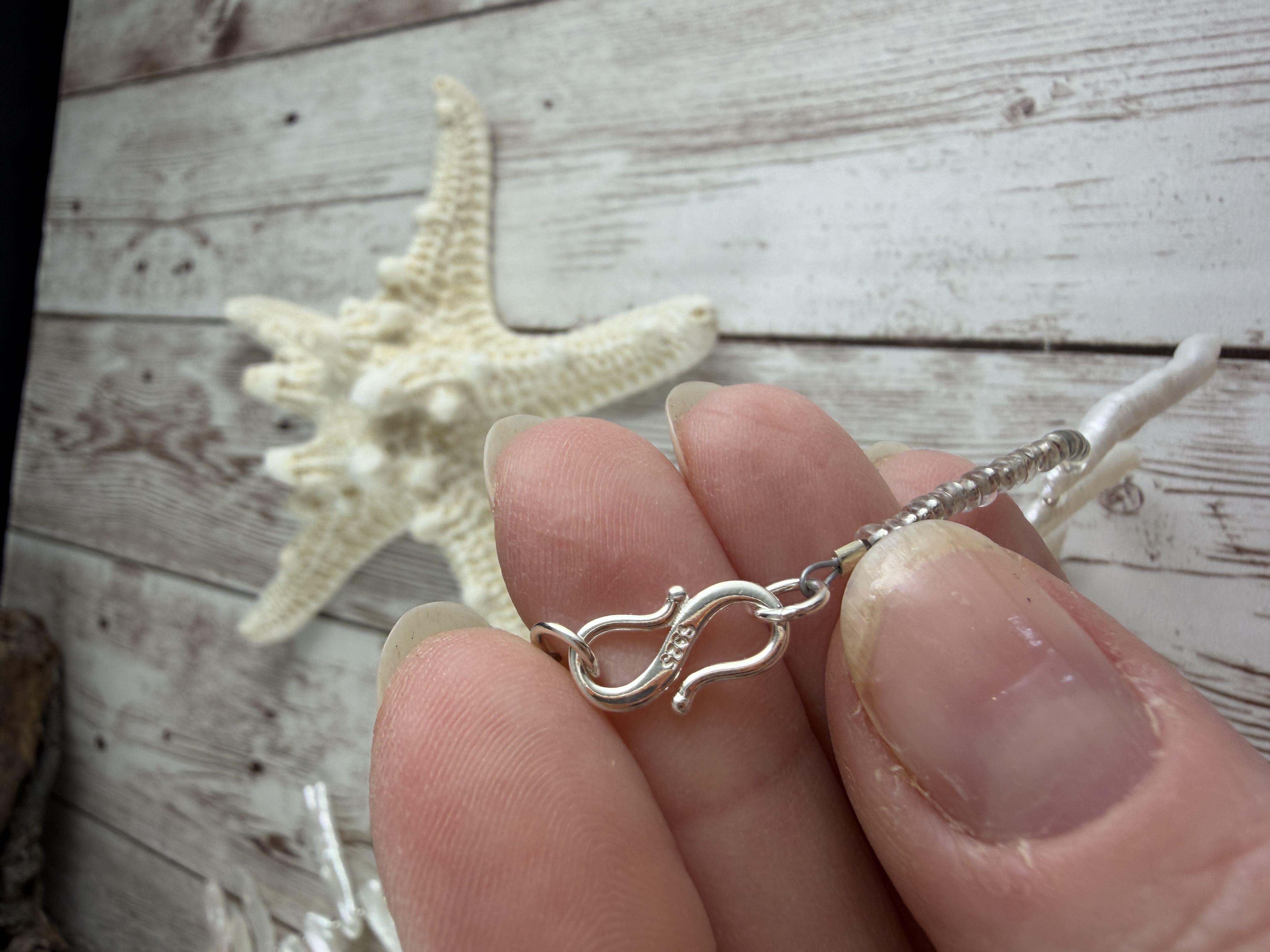 Stick Pearl Statement Necklace thumbnail 4