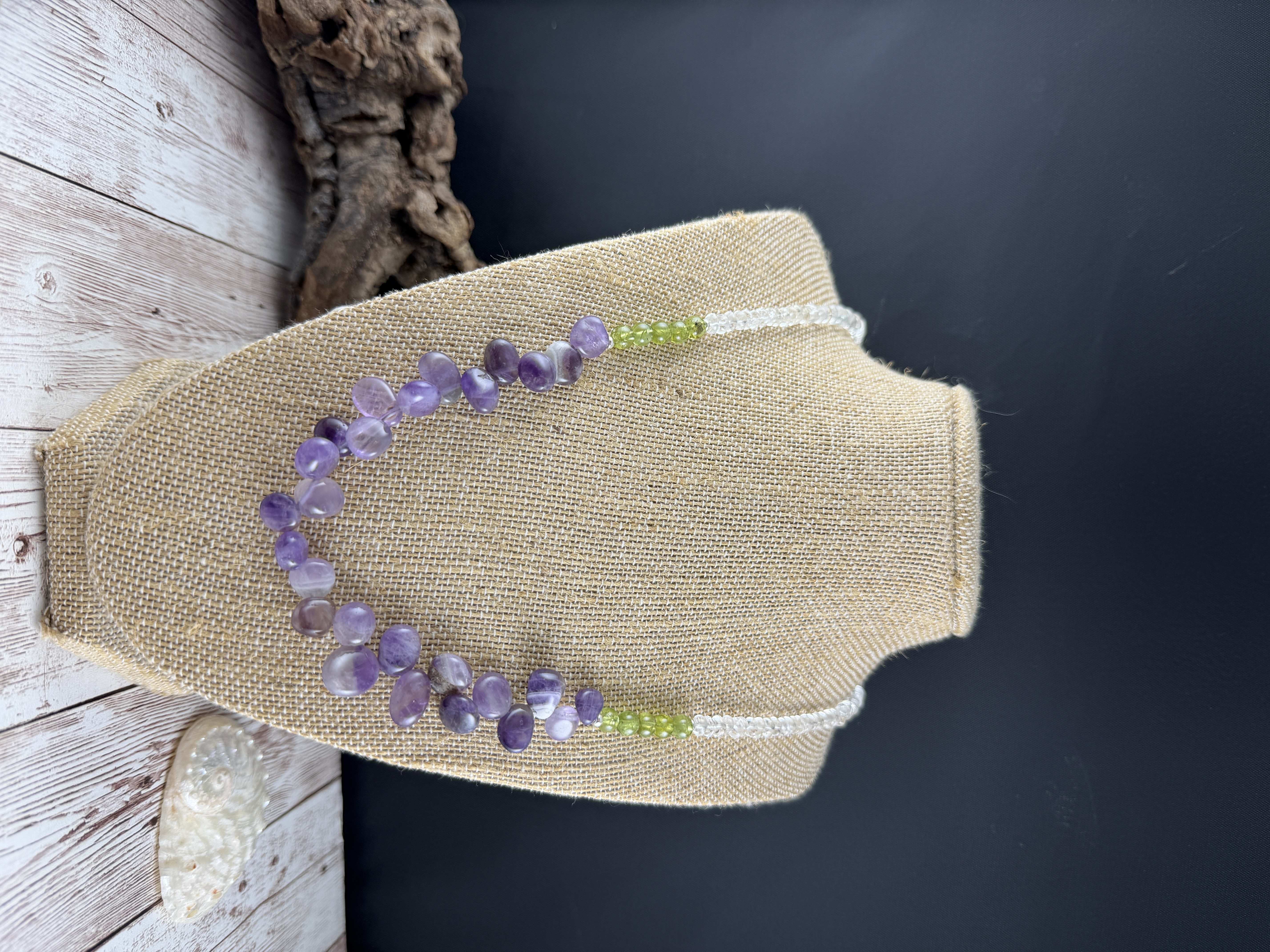 Amethyst and Peridot Necklace