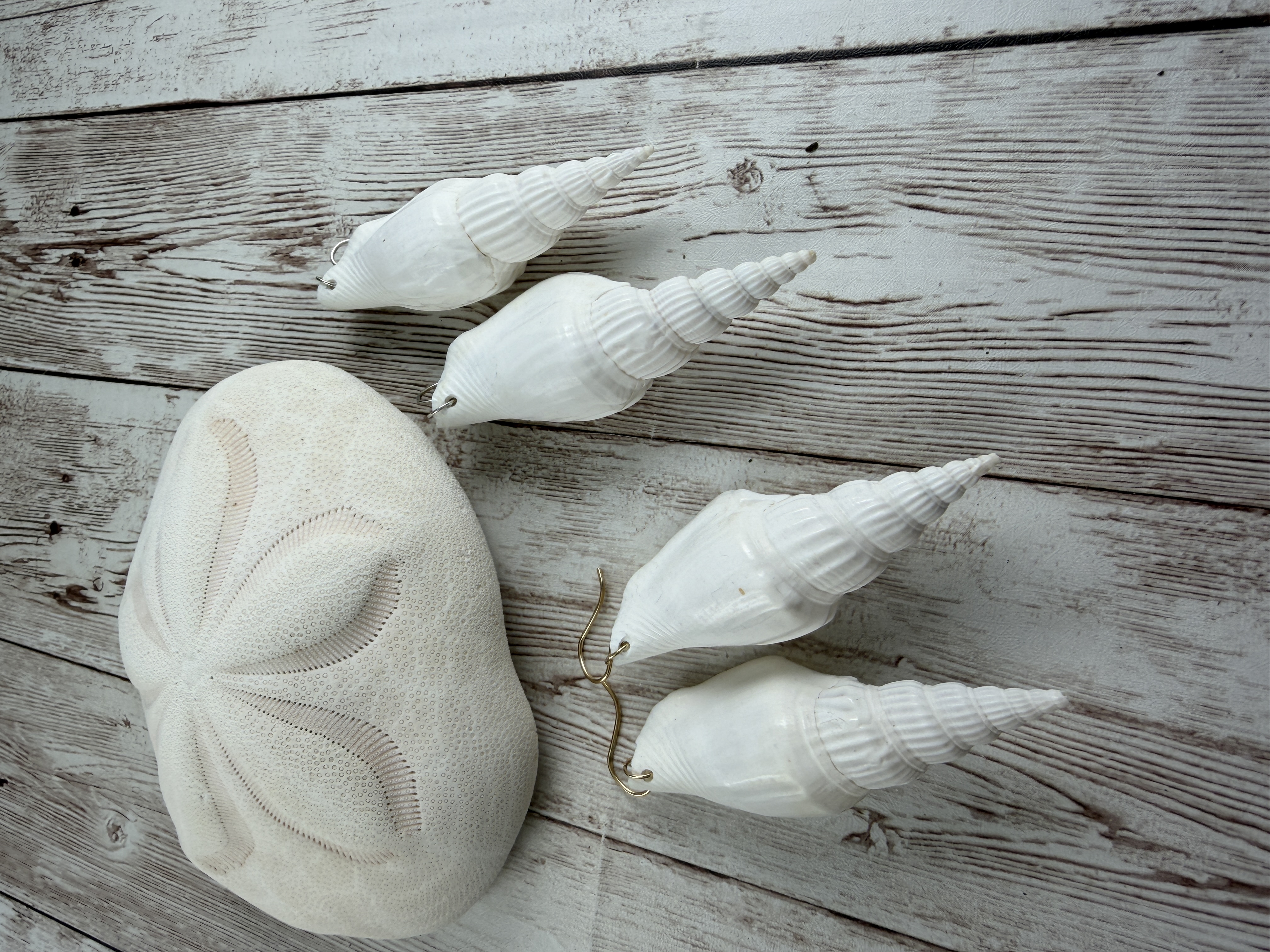 Large Shell Earrings, Gold Fill or Sterling Silver, Bridal Jewelry thumbnail 4