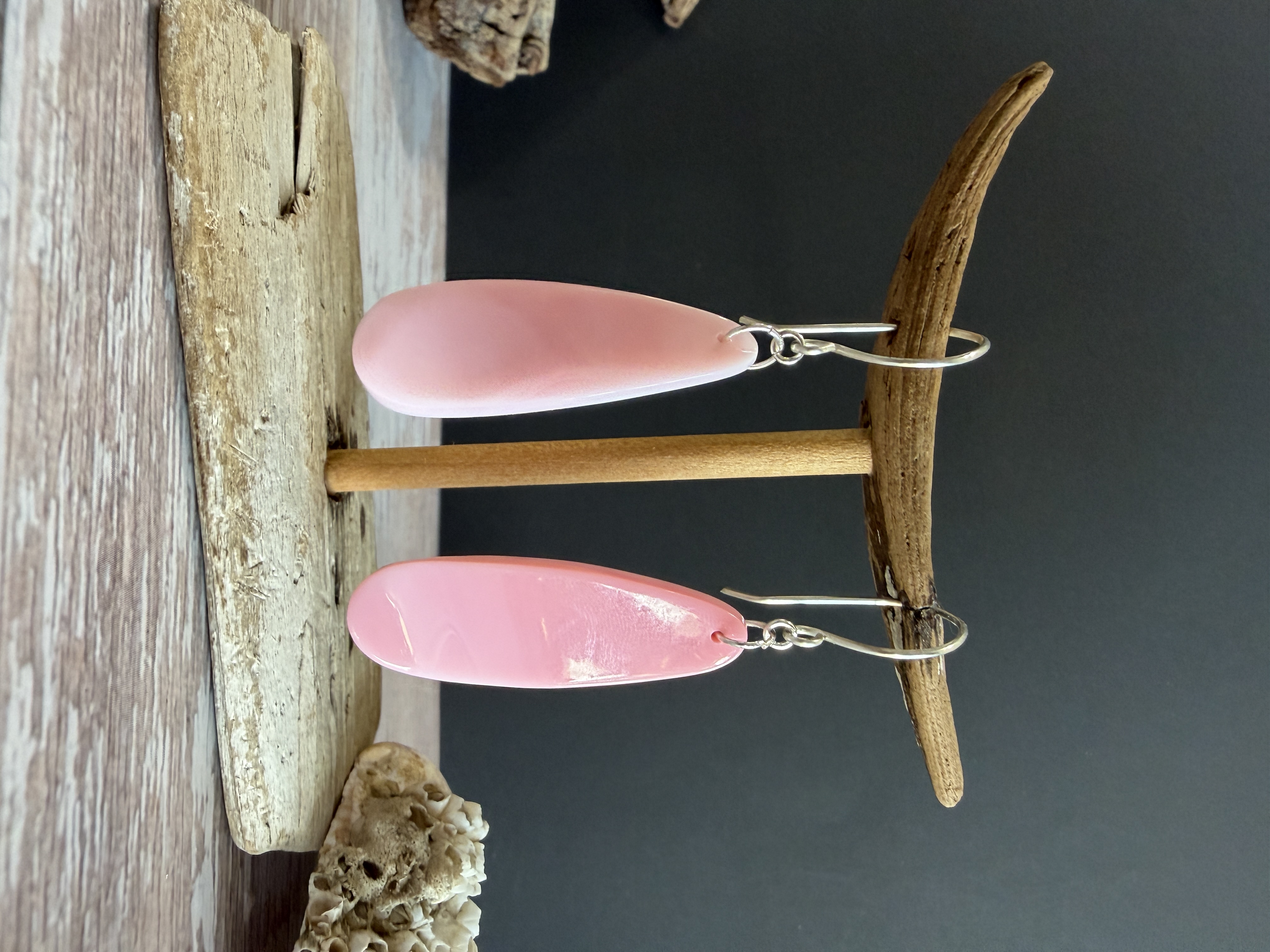 Conch Shell Dangle Earrings image 2