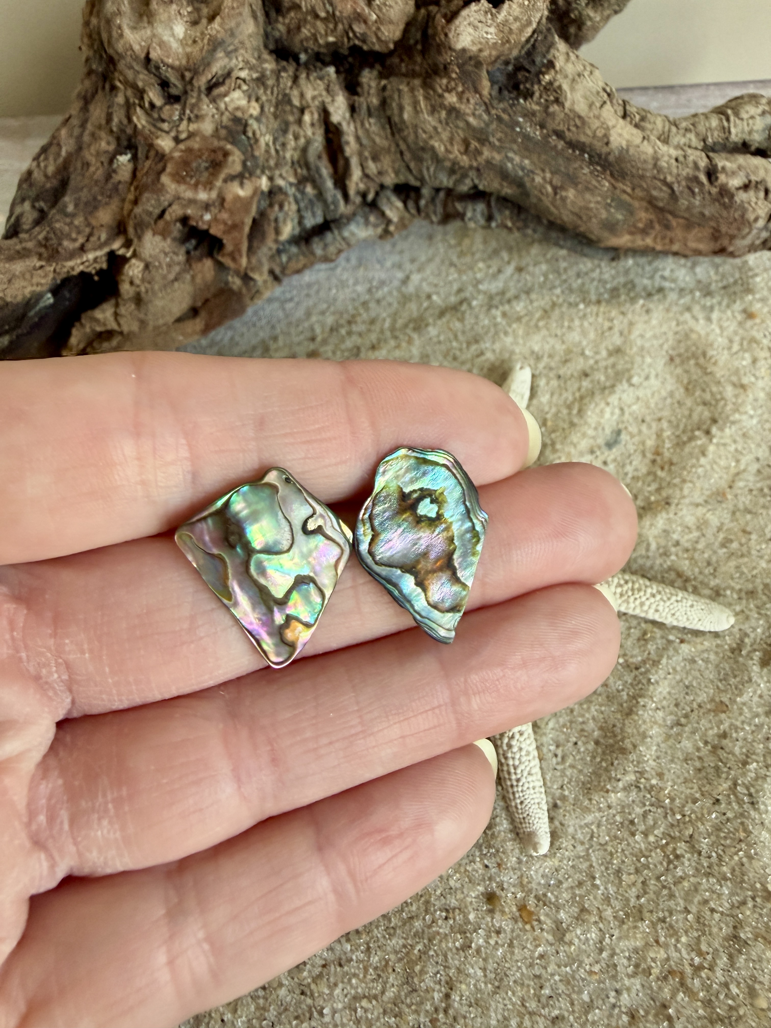 Abalone Shell Studs No. 11 image 3