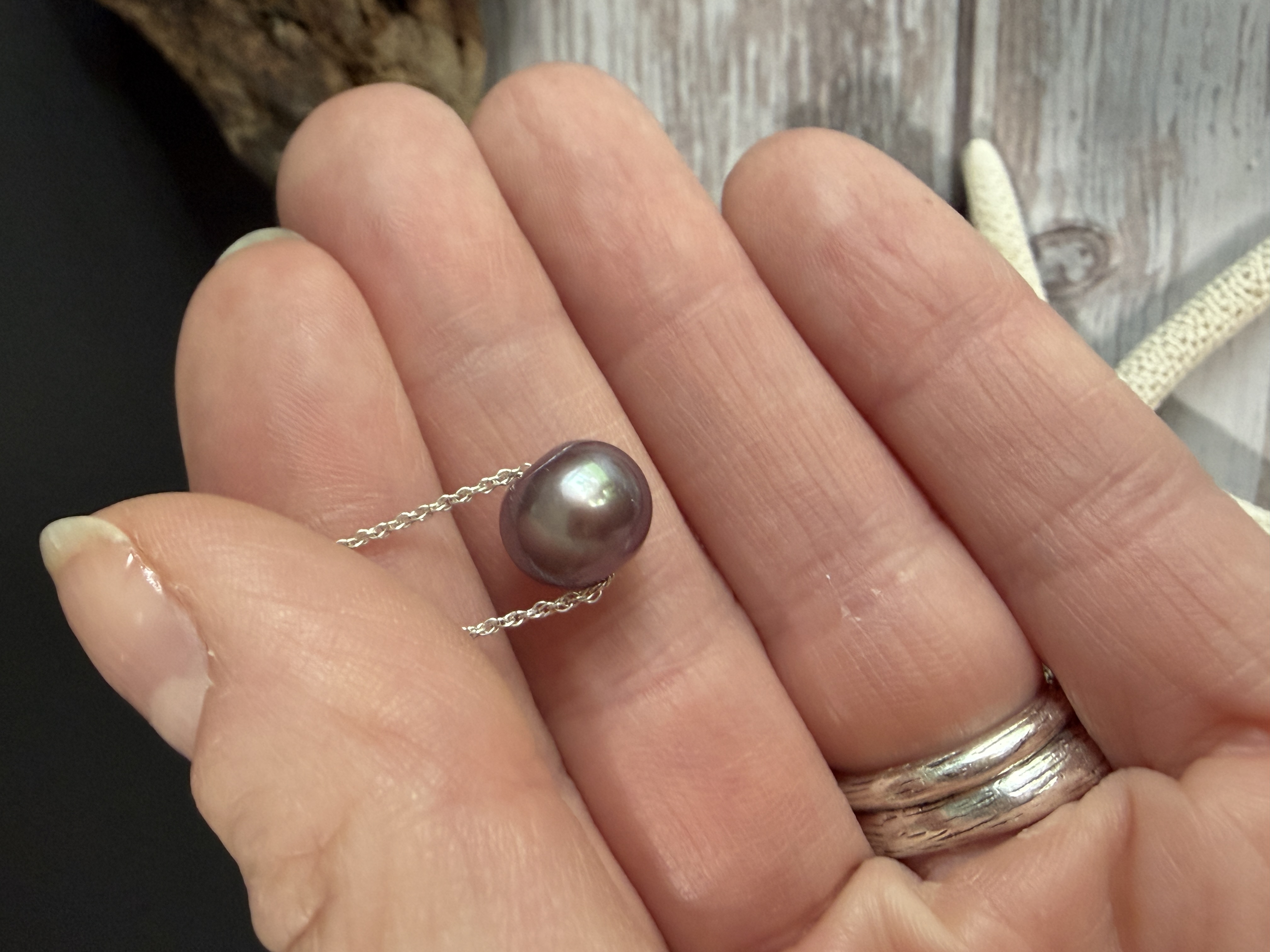 Floating Pearl Necklace  image 2