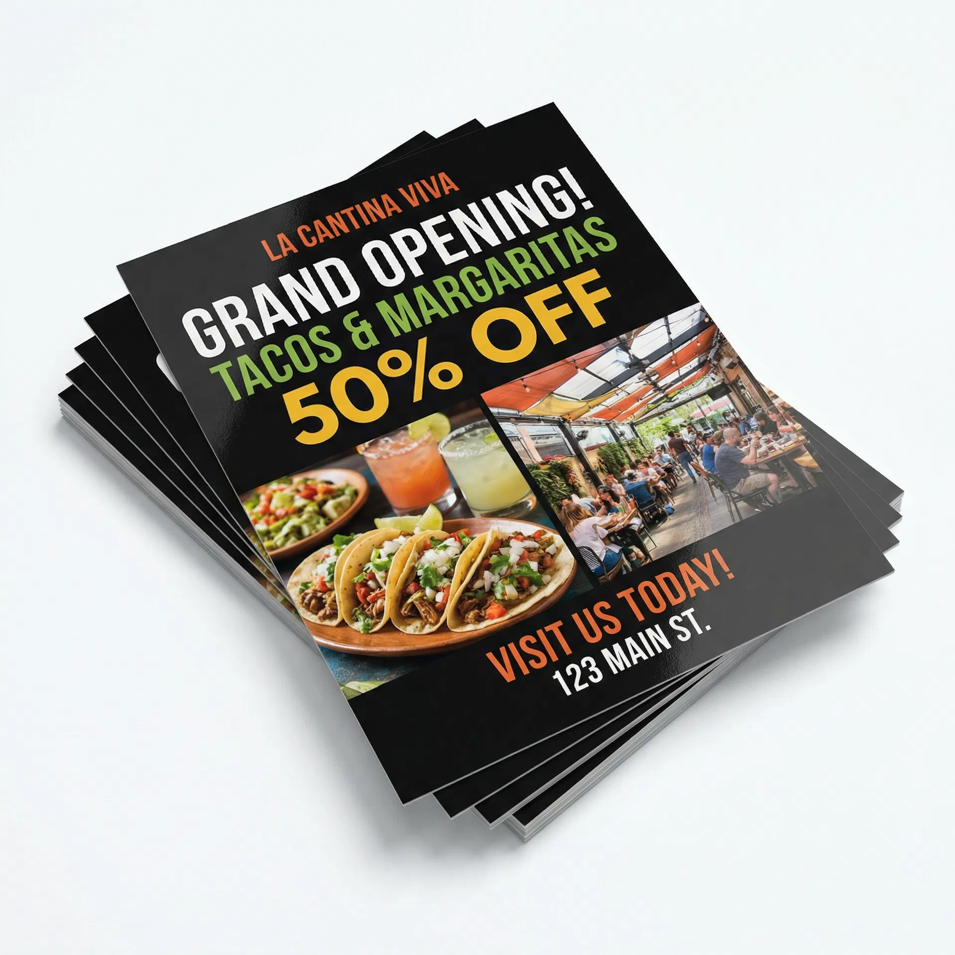 Volante Papel Couché ¼ de Carta (Millar)