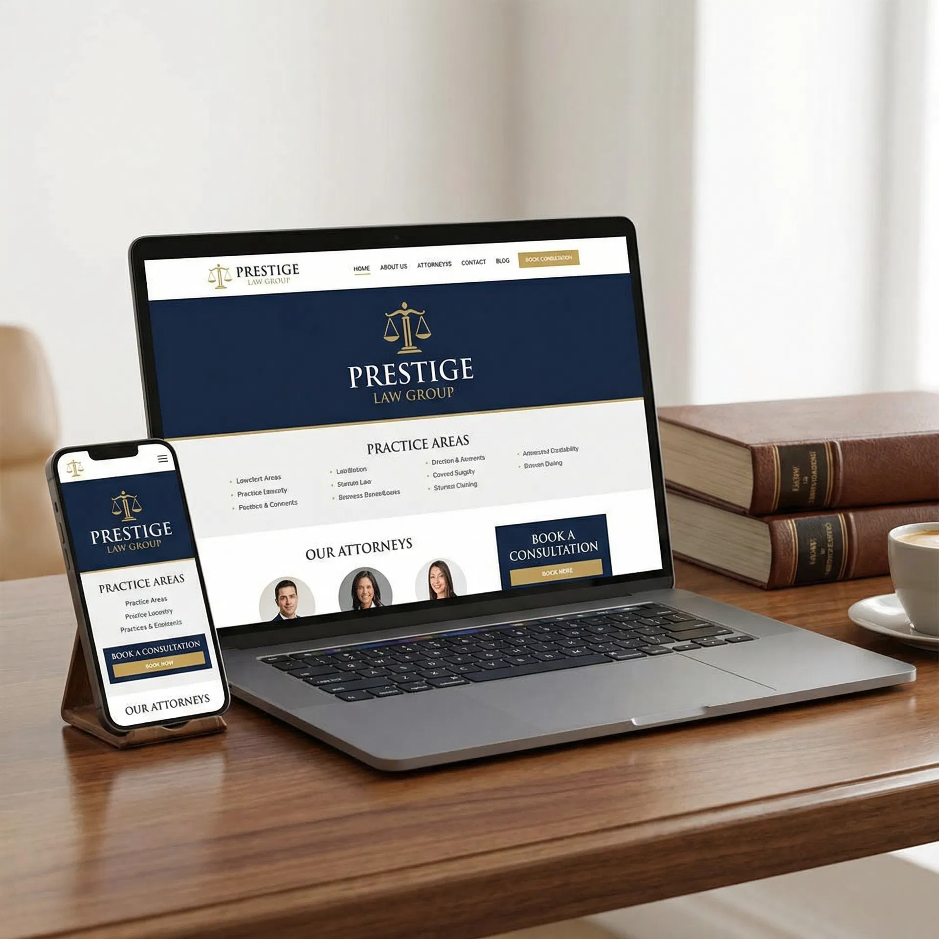 Página Web para Abogados y Despachos Jurídicos