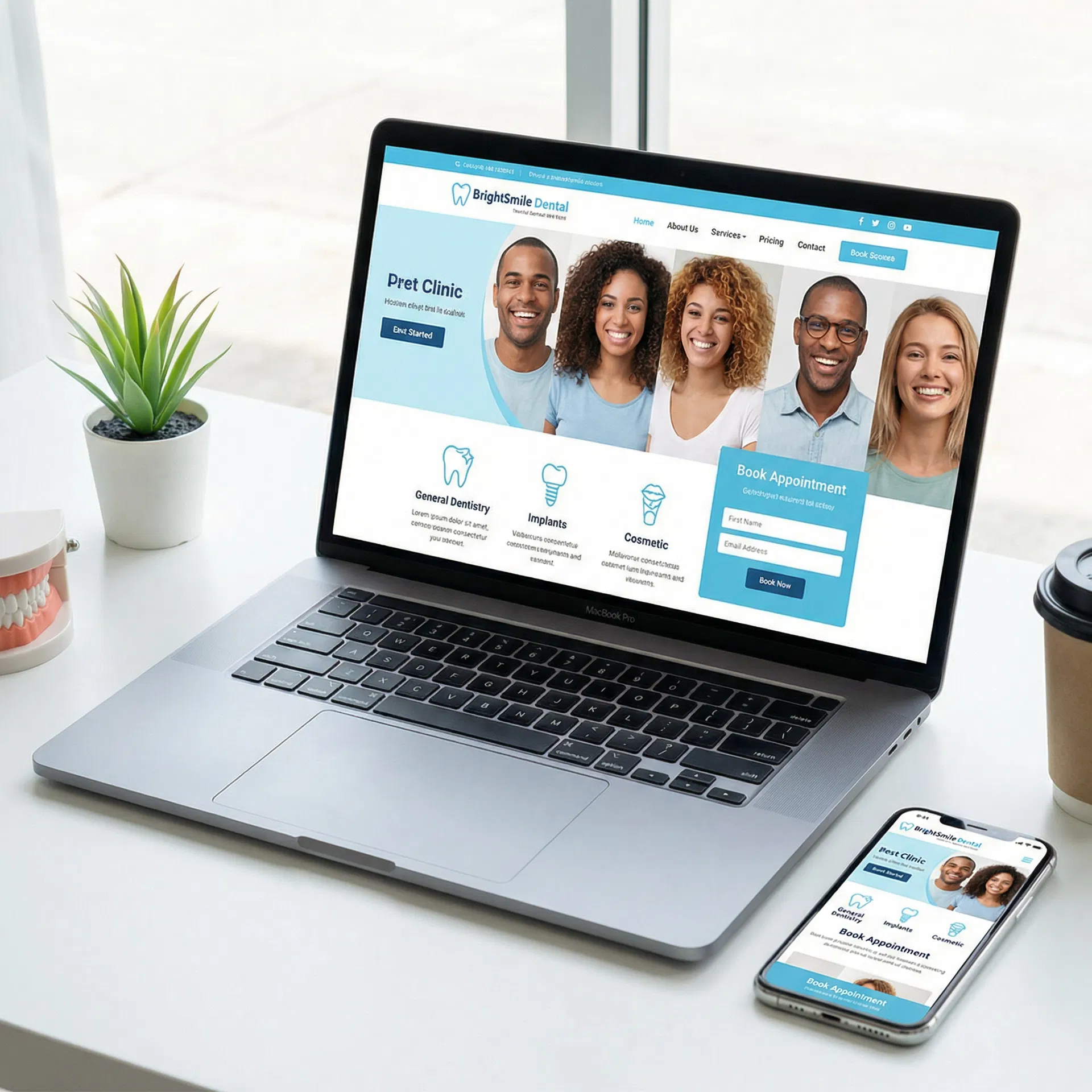 Página Web para Dentistas y Consultorios Dentales