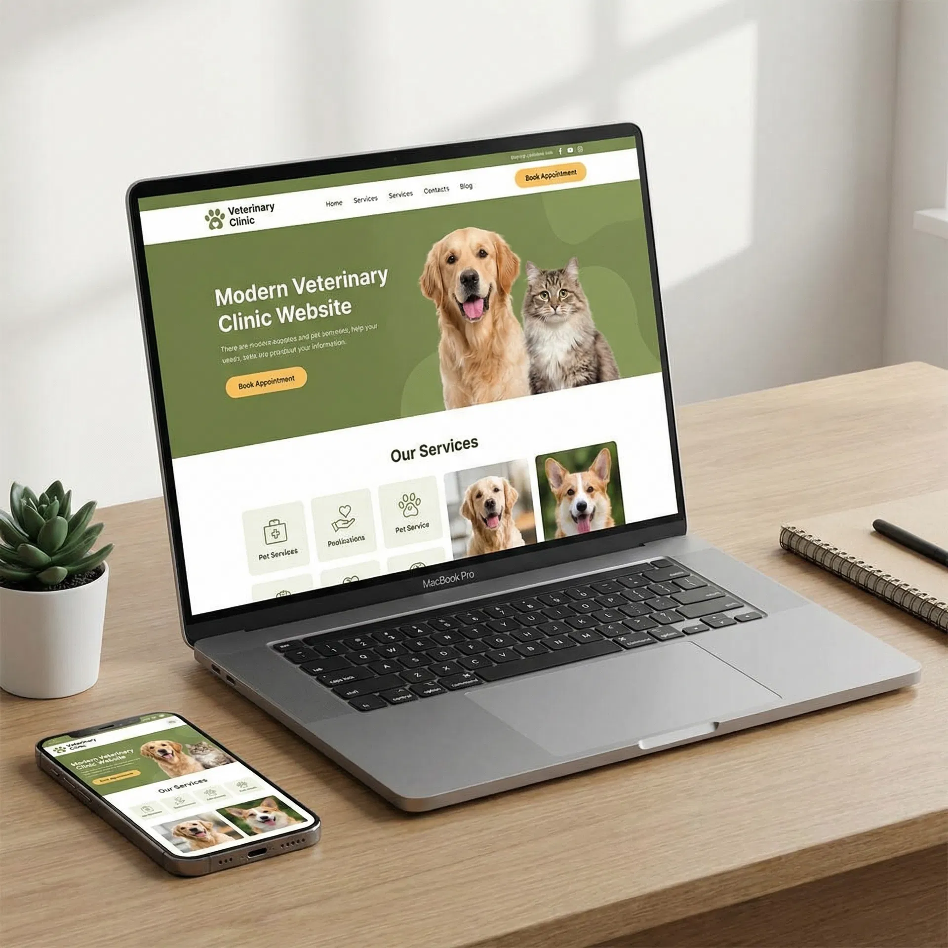 Página Web para Veterinarias