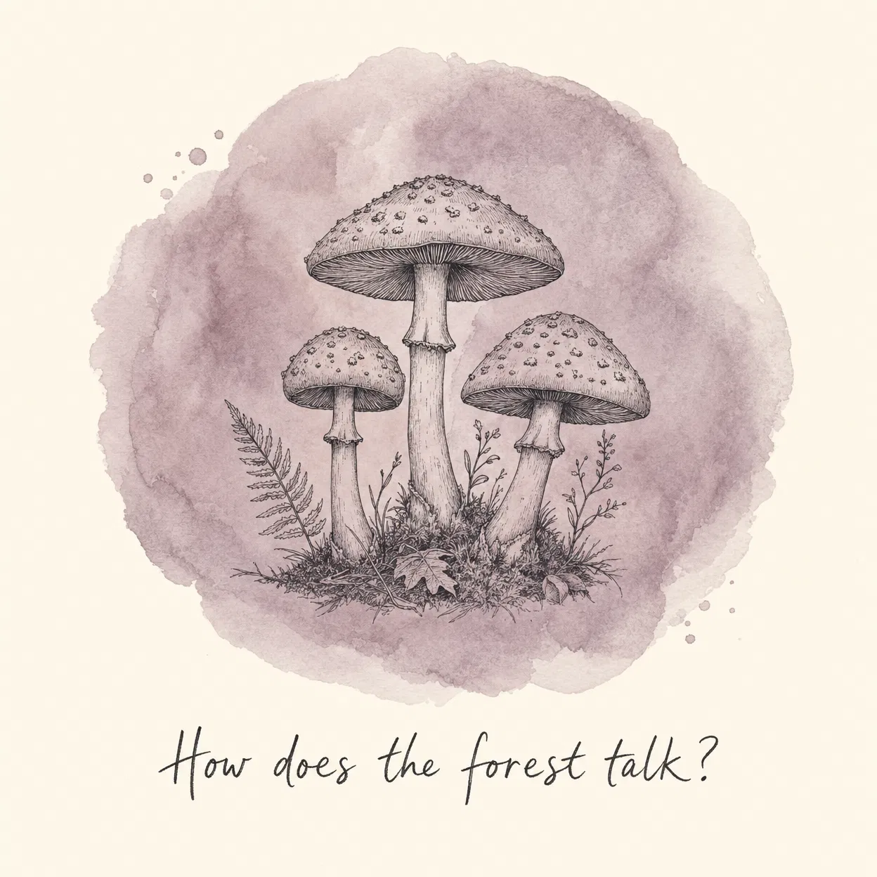 How does the forest talk?