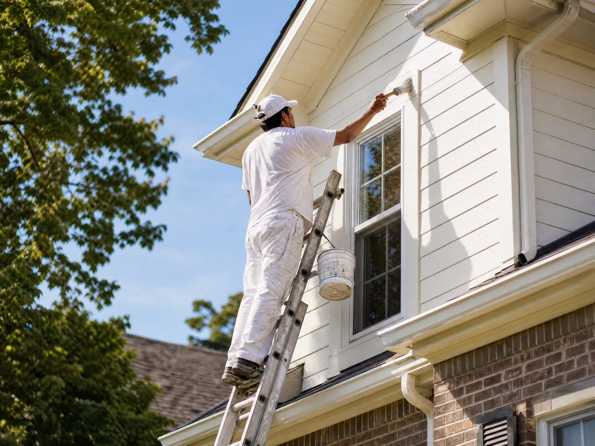 Professional exterior painting process in Lakeland TN