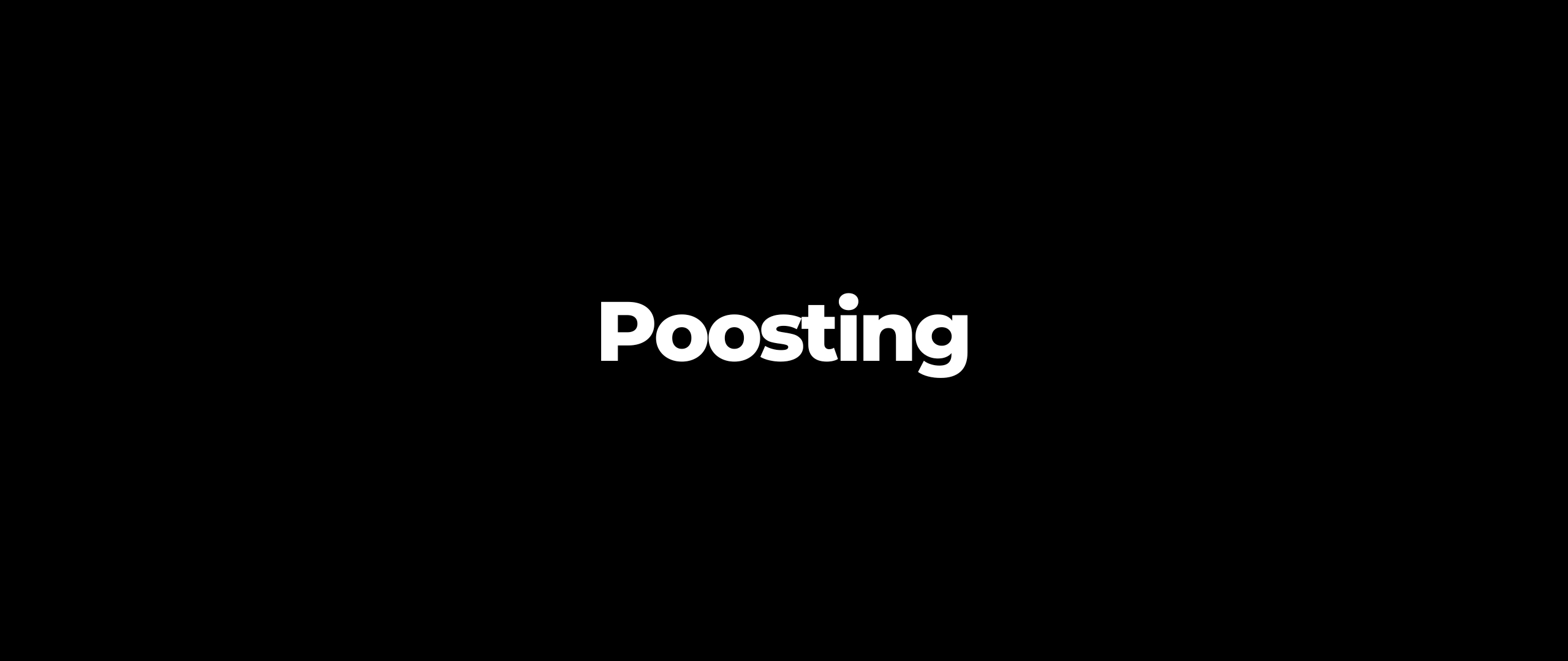 Poosting Rede Social