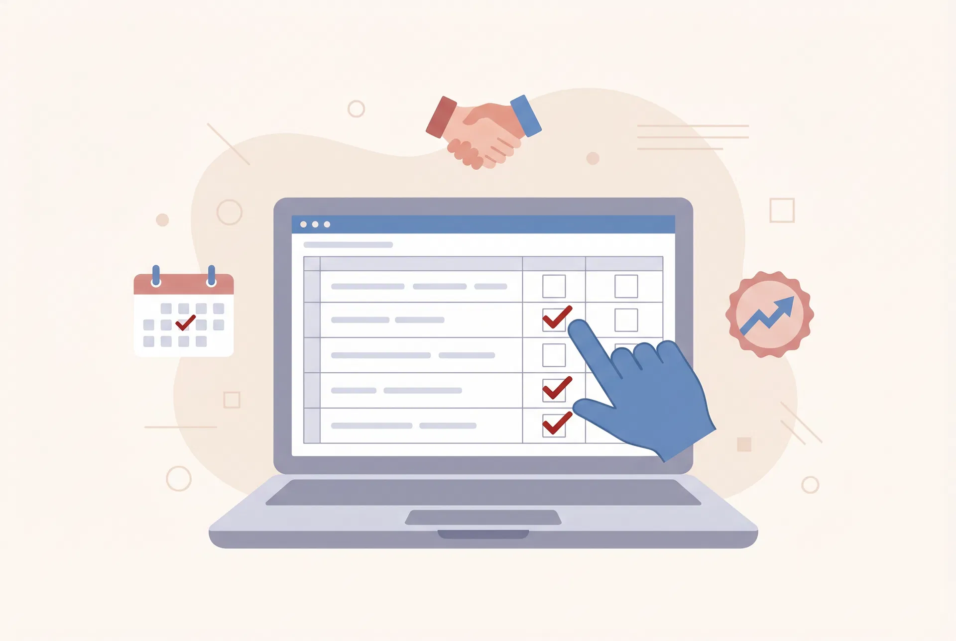 Excelにチェックを入れるだけの簡単運用