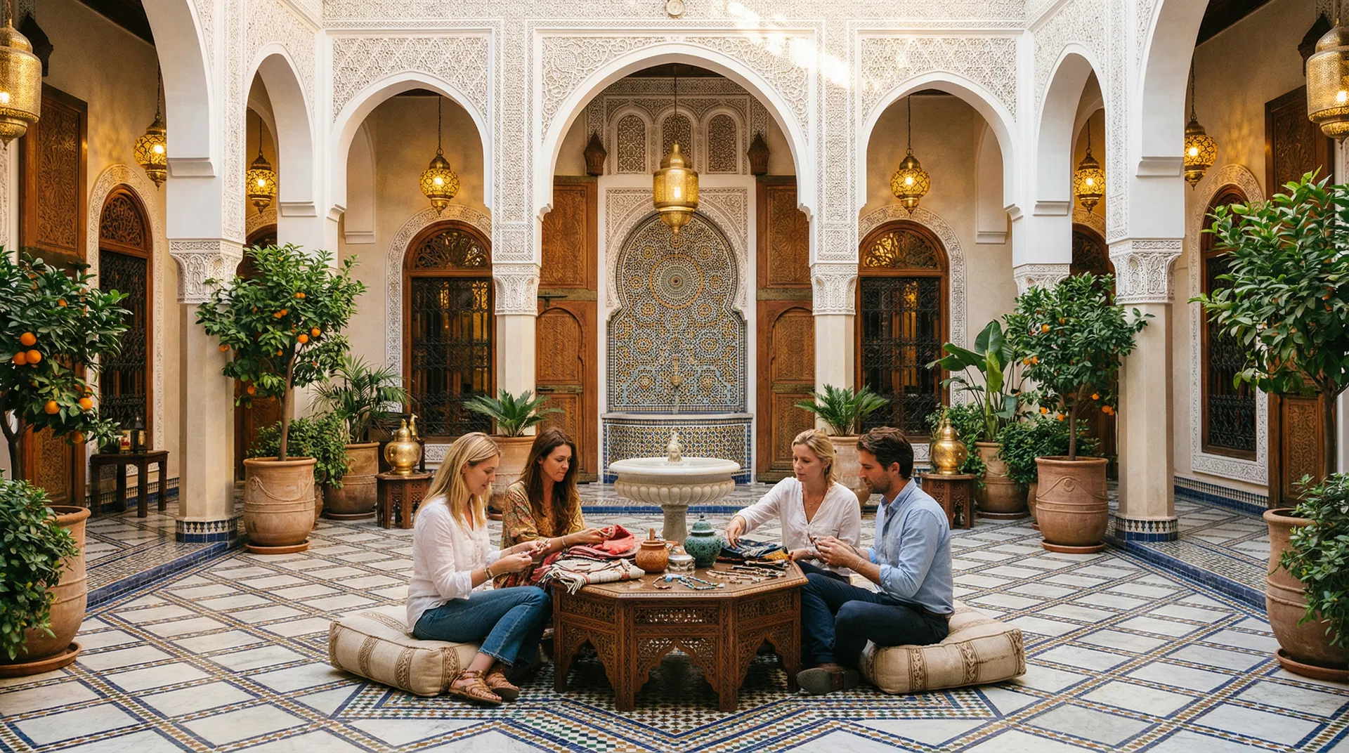 Sourcing trip Marrakech riad
