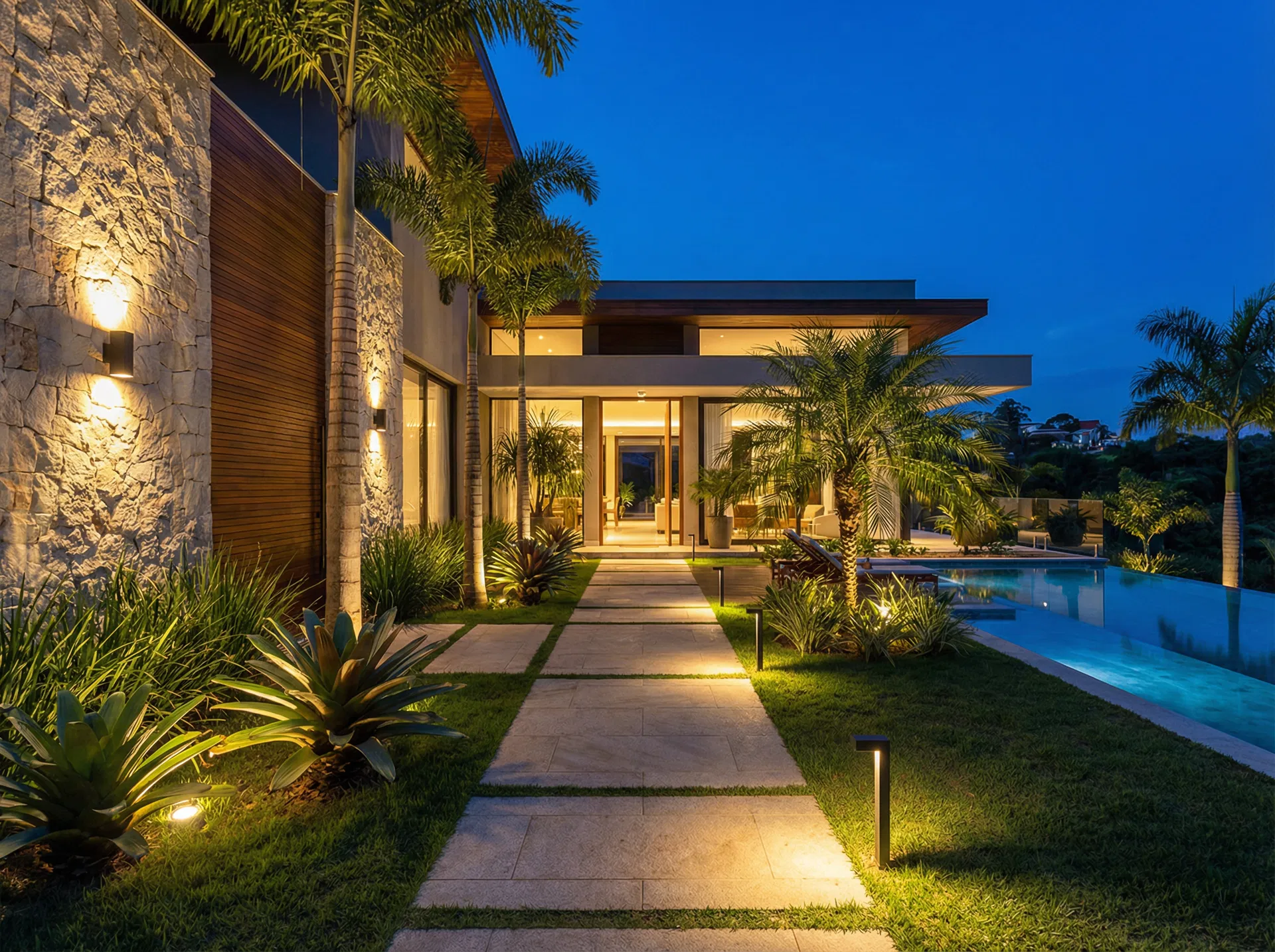 Iluminação Externa e Paisagismo