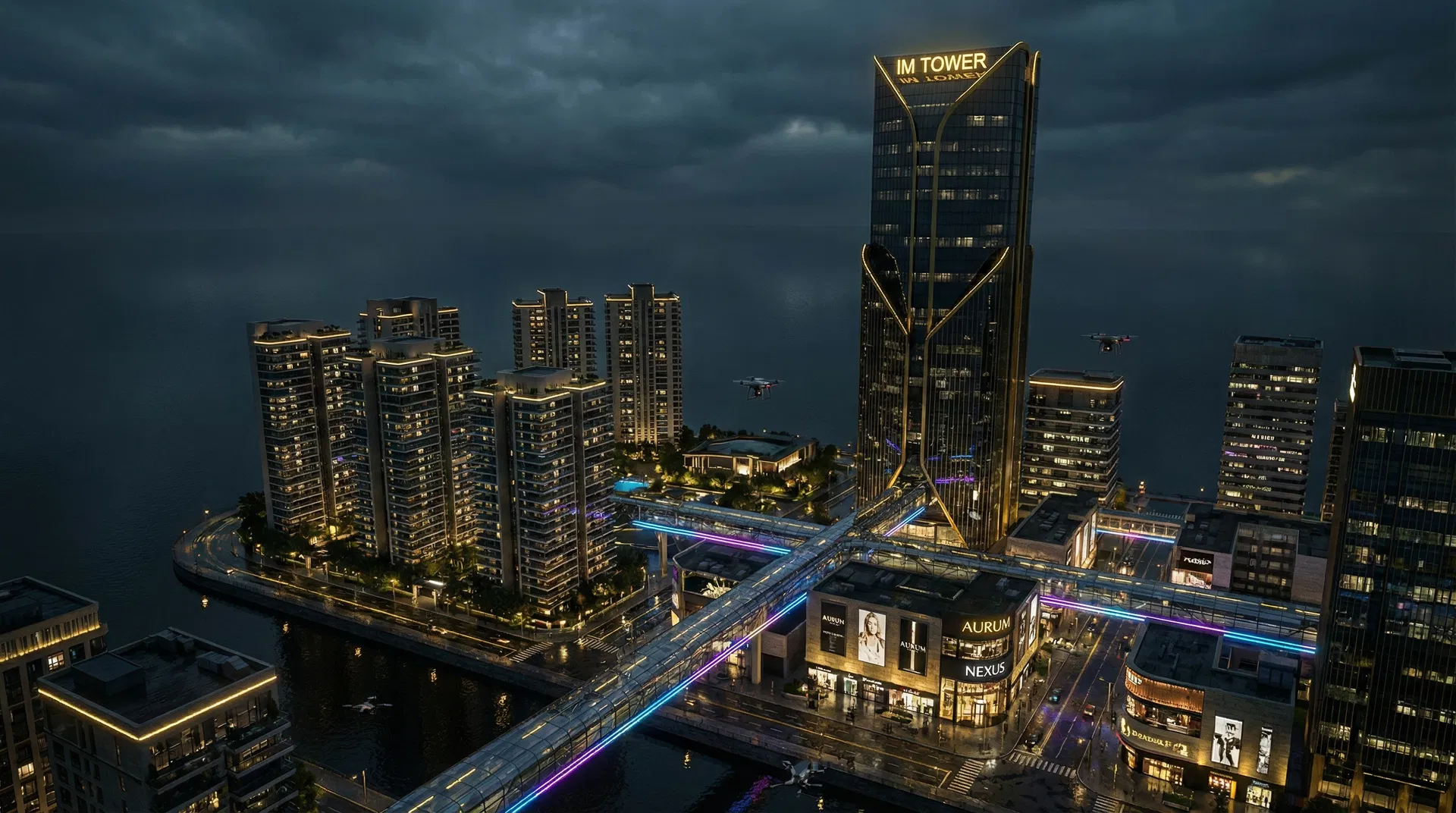 IM 商業大廈 & 住宅區