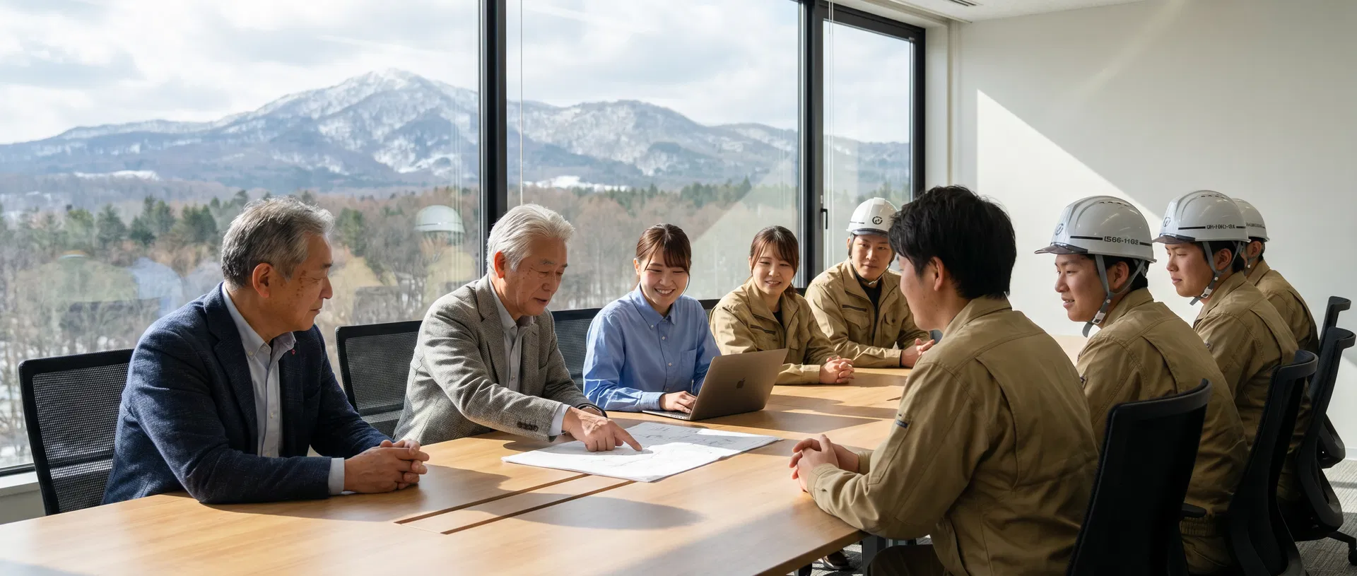 チームミーティングの様子