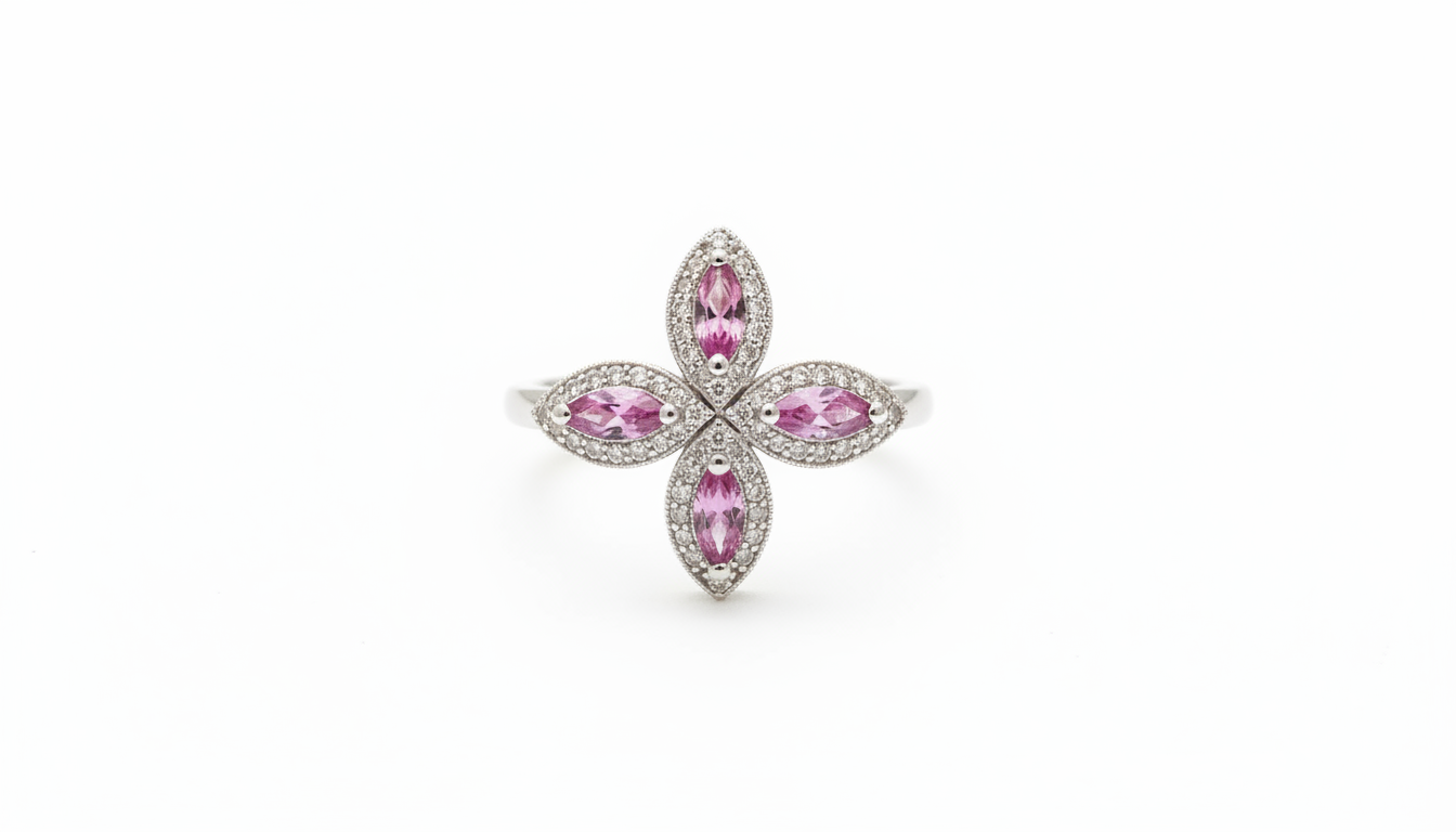 Pink Sapphire Ring