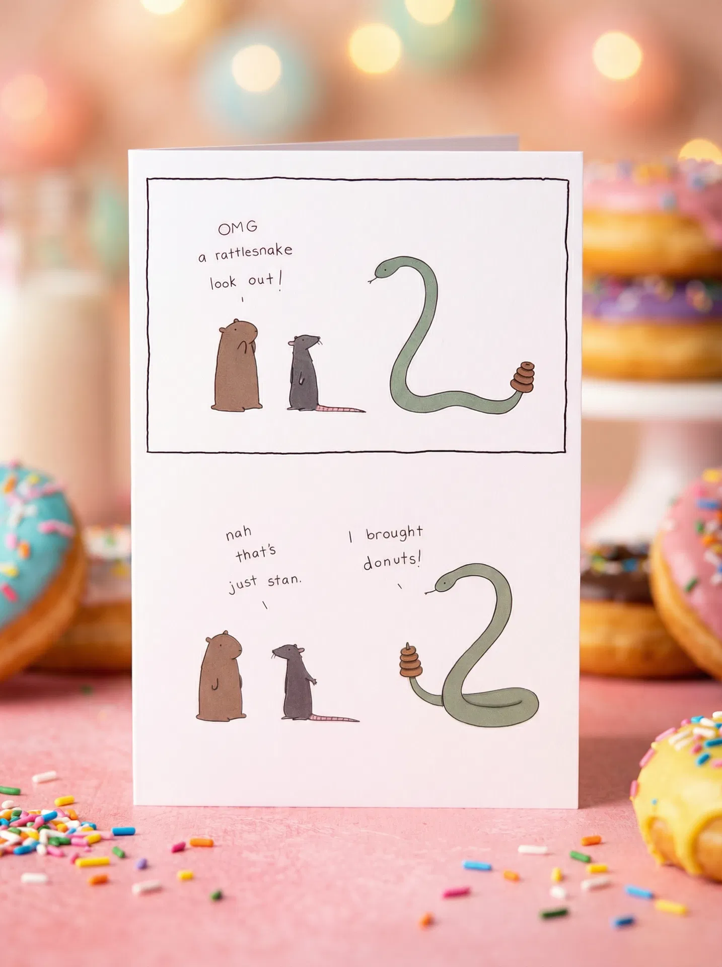 "Rattlesnake" Donut Pun