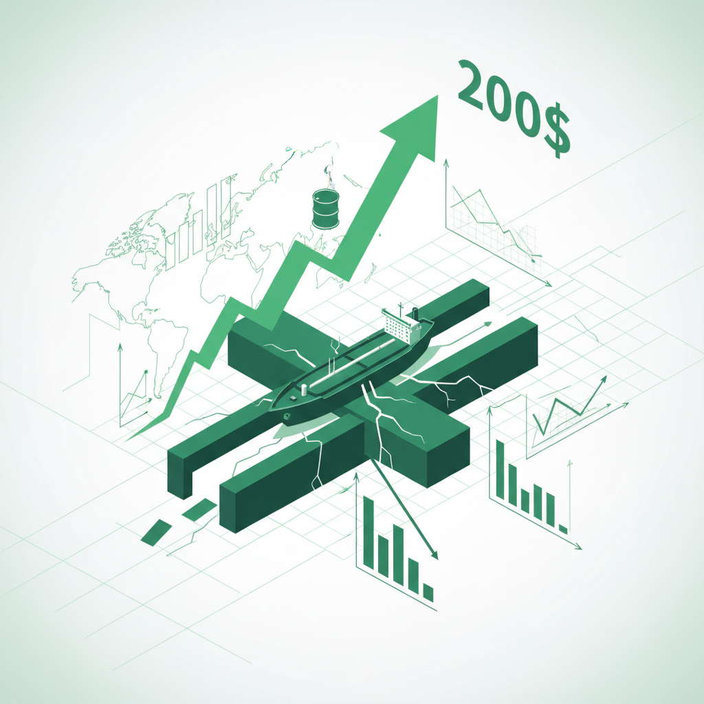 原油価格200ドルへの衝撃：ホルムズ海峡封鎖が世界経済に与える影響と投資戦略