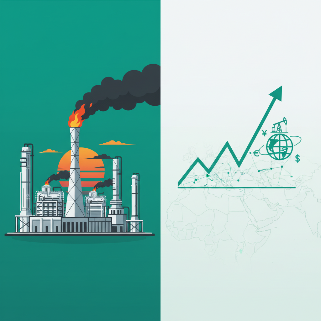 アブダビ石油化学プラント火災と操業停止が原油市場に与える影響:地政学リスクとエネルギー価格の変動要因