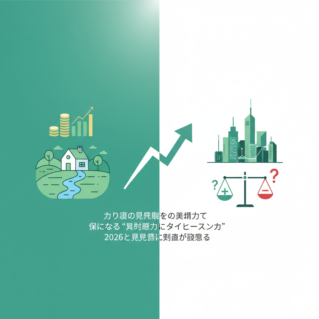 地方移住で「入金力」は本当に上がる？ 2026年の資産形成戦略とリアルな損得勘定