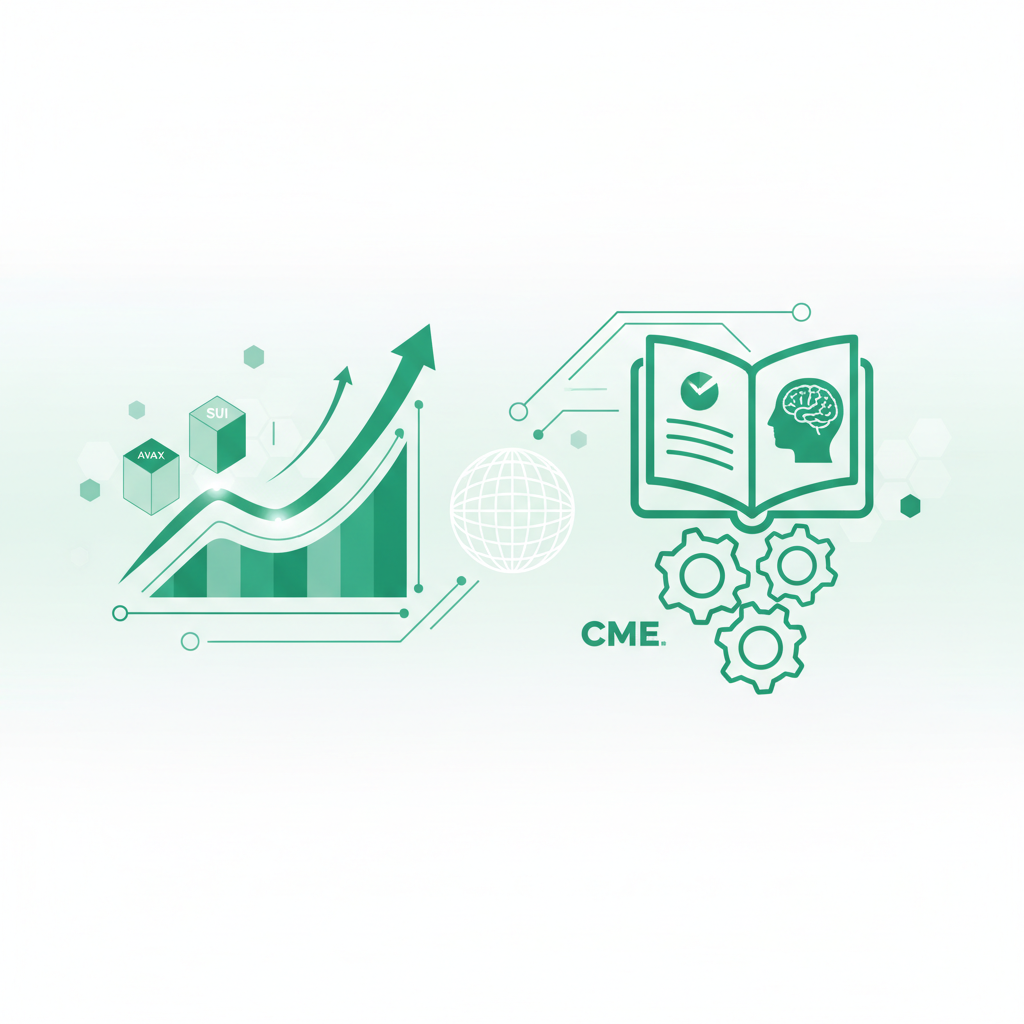 CMEのAVAX・SUI先物上場が示す、仮想通貨市場の進化と賢い投資戦略