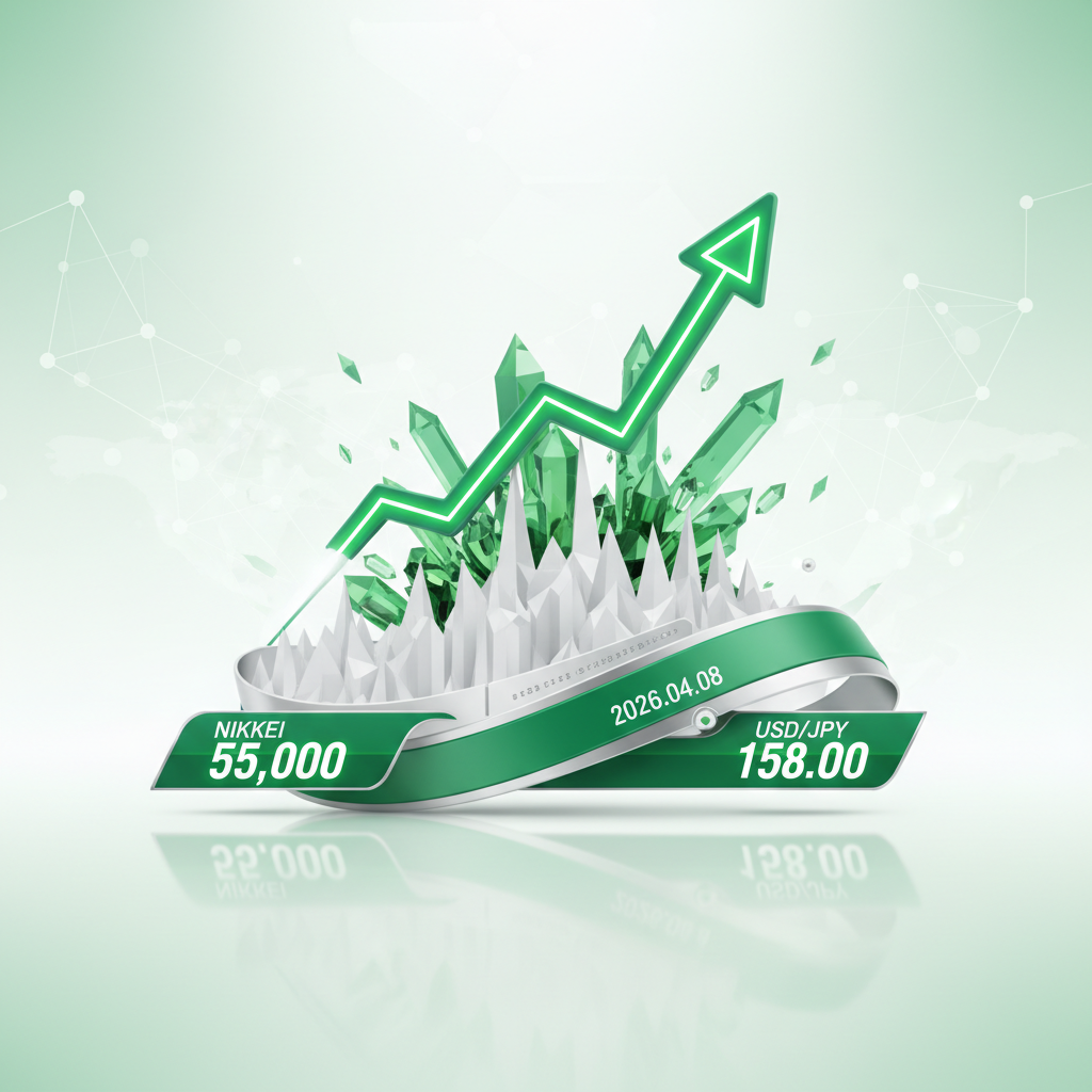 2026年4月8日、日経平均5.5万円・円安158円台：市場の変動を「成長の機会」に変える投資戦略
