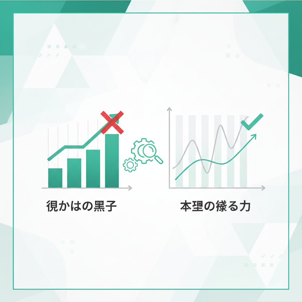 見かけの黒字に惑わされない!タカキュー事例で学ぶ、投資家が本当に見るべき「本業の稼ぐ力」の見極め方