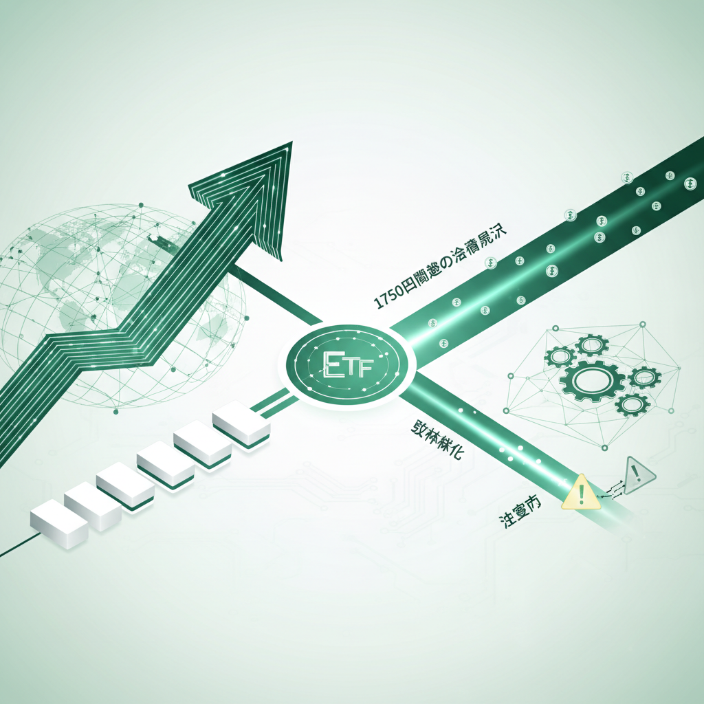 1750億円超の資金流入が示す仮想通貨市場の転換点:ETFが切り開く「仕組み化」投資の可能性と注意点
