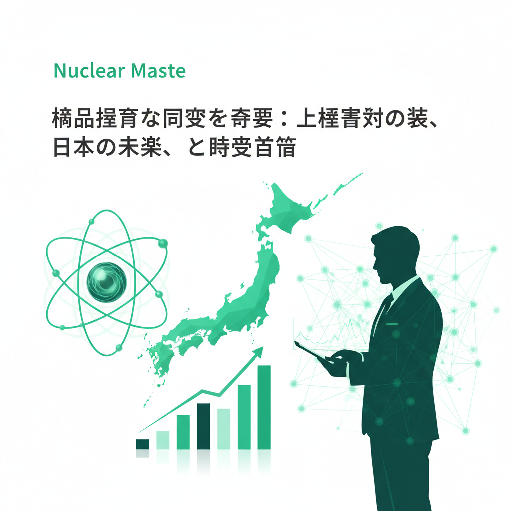 「核のごみ」処分問題、文献調査進展が示す日本の未来と投資家の視点