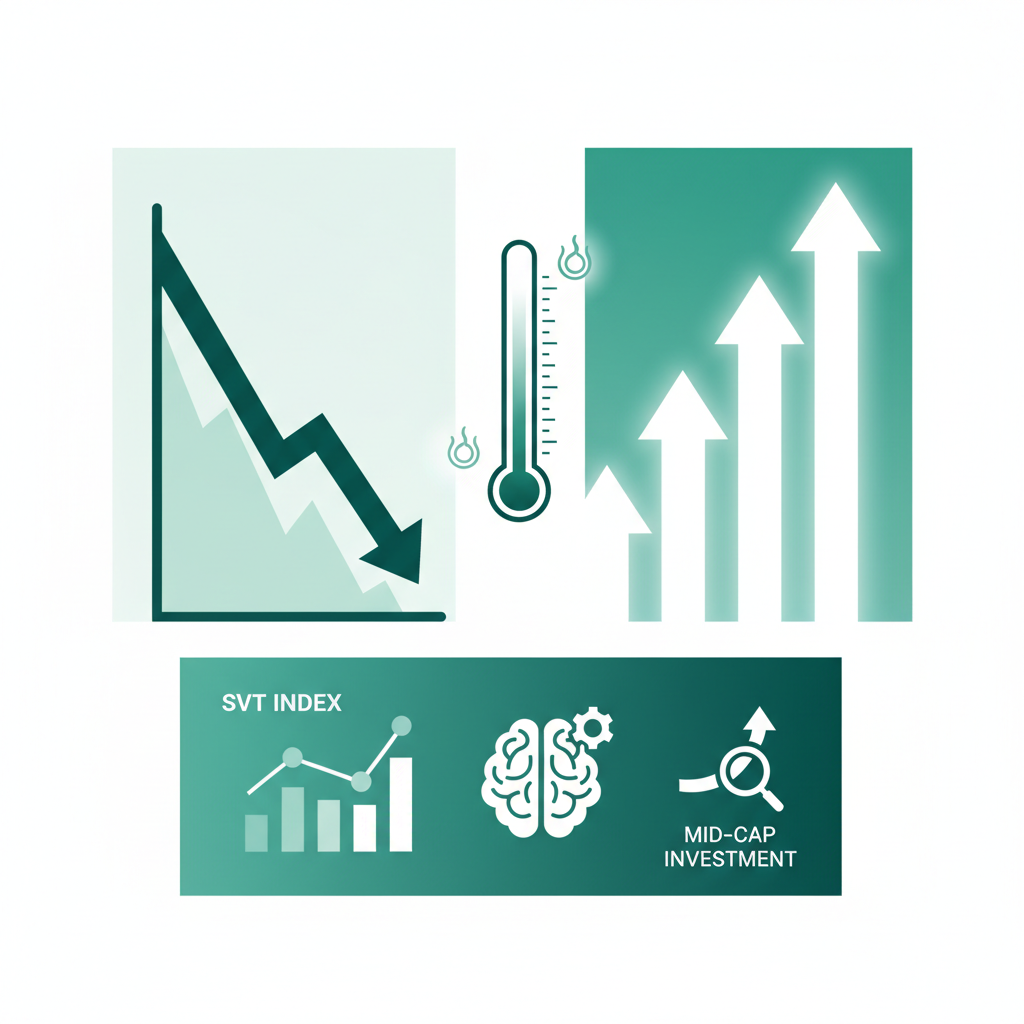 指数は下落、個別株は急騰？市場の「温度差」を読み解く！SVTインデックスの事例から学ぶ、中型株投資と賢い市場分析のコツ