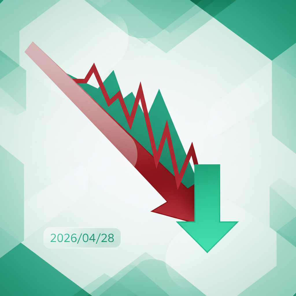 日経平均600円超下落！2026年4月28日の市場変動から学ぶ、投資家が成長する視点