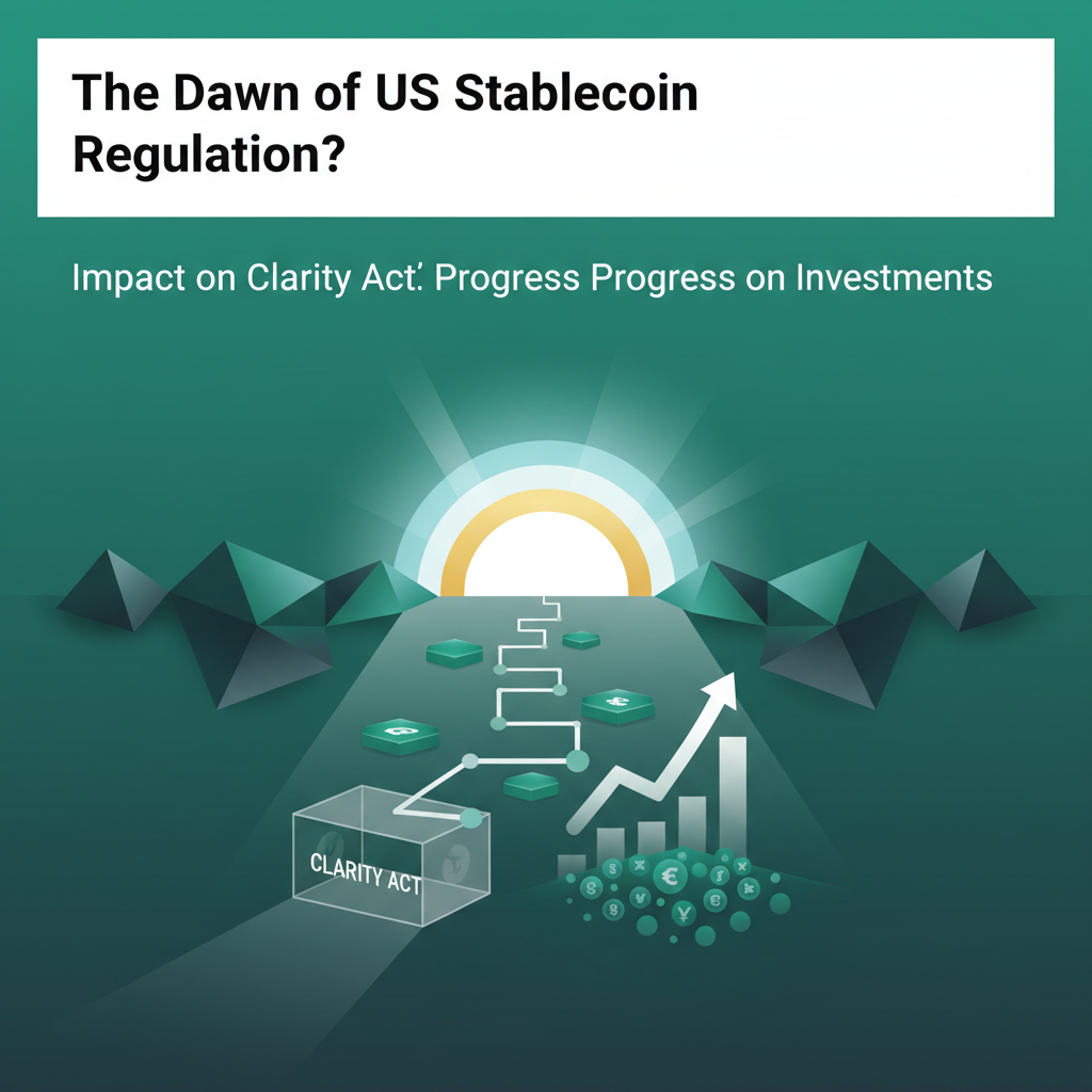 米国ステーブルコイン規制の「夜明け」か？クラリティー法案進展があなたの投資に与える影響