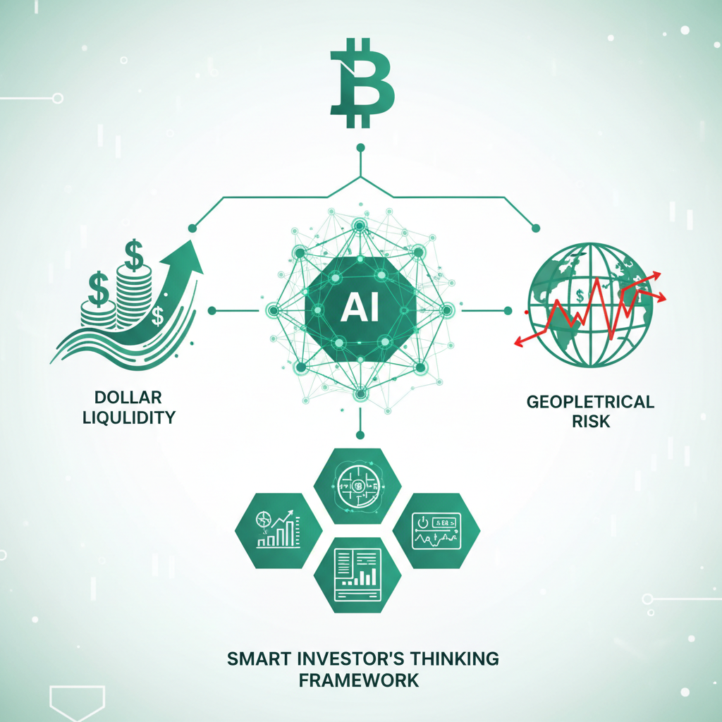 著名アナリストの予測を鵜呑みにしない！AI、ドル流動性、地政学リスクからビットコインの未来を読み解く、賢い投資家の思考フレームワーク