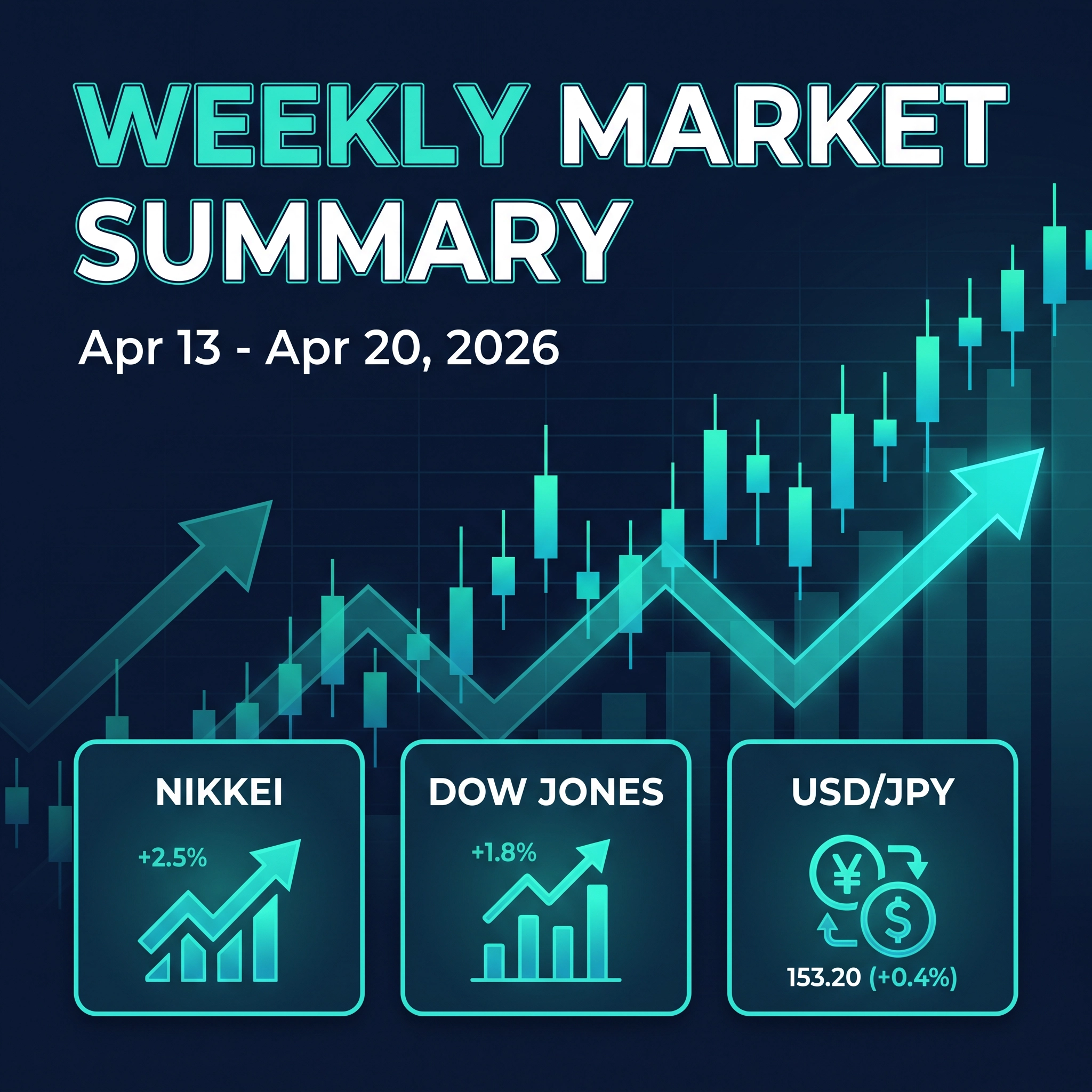 【週間マーケットまとめ】2026年4月13日～4月20日の相場振り返りと来週の見通し