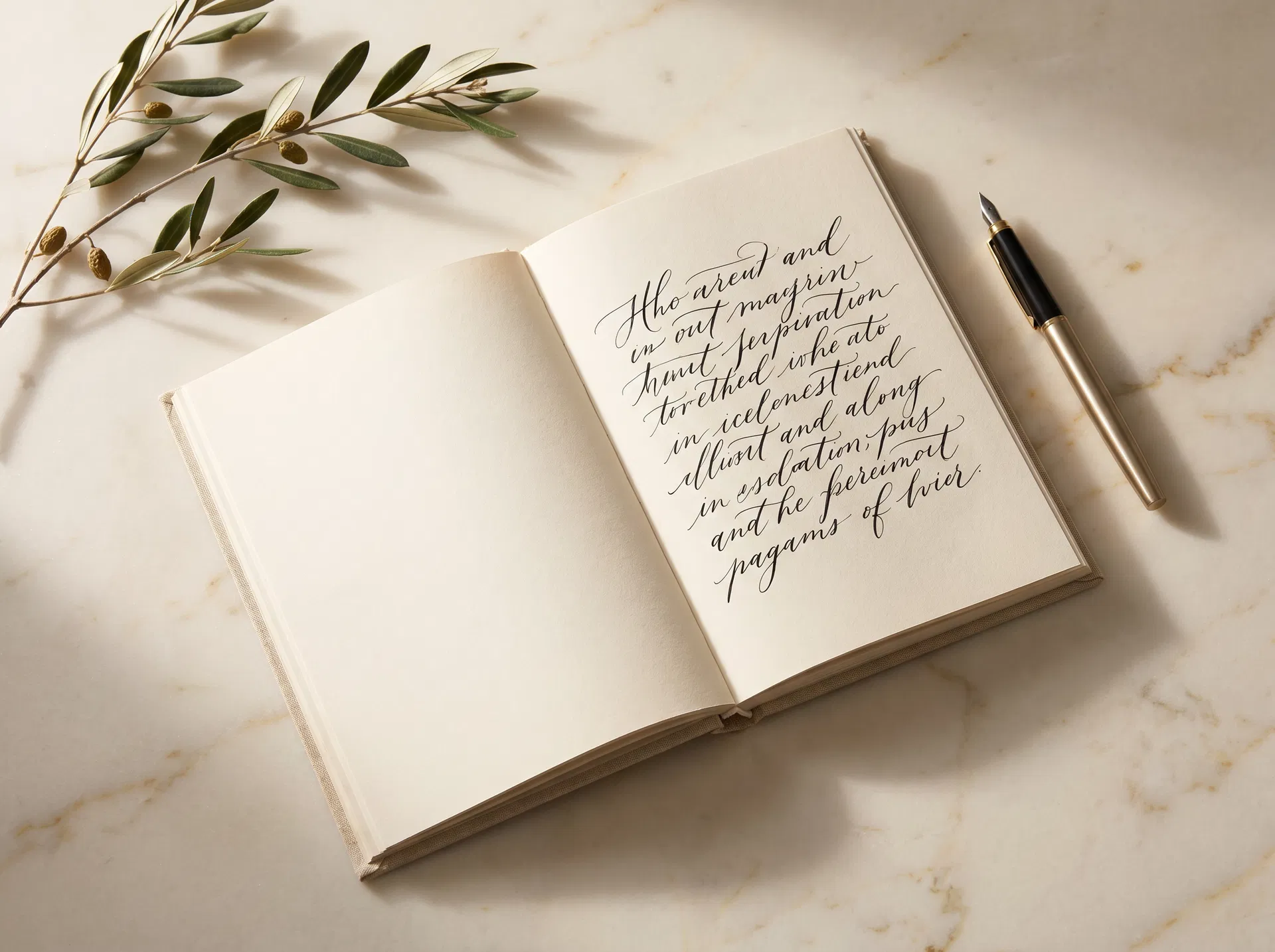 Manuscrito sobre mármol — escritura como acto de identidad
