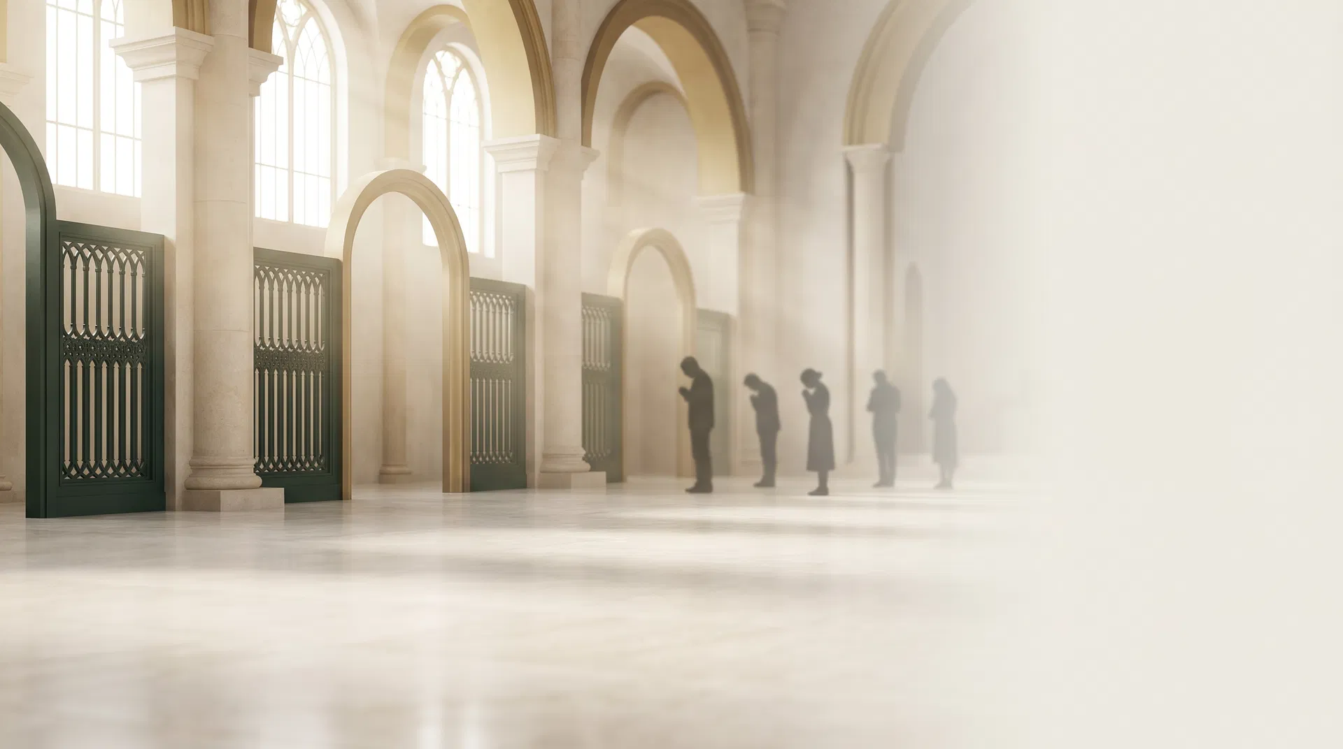 Dunamis-inspired sanctuary scene