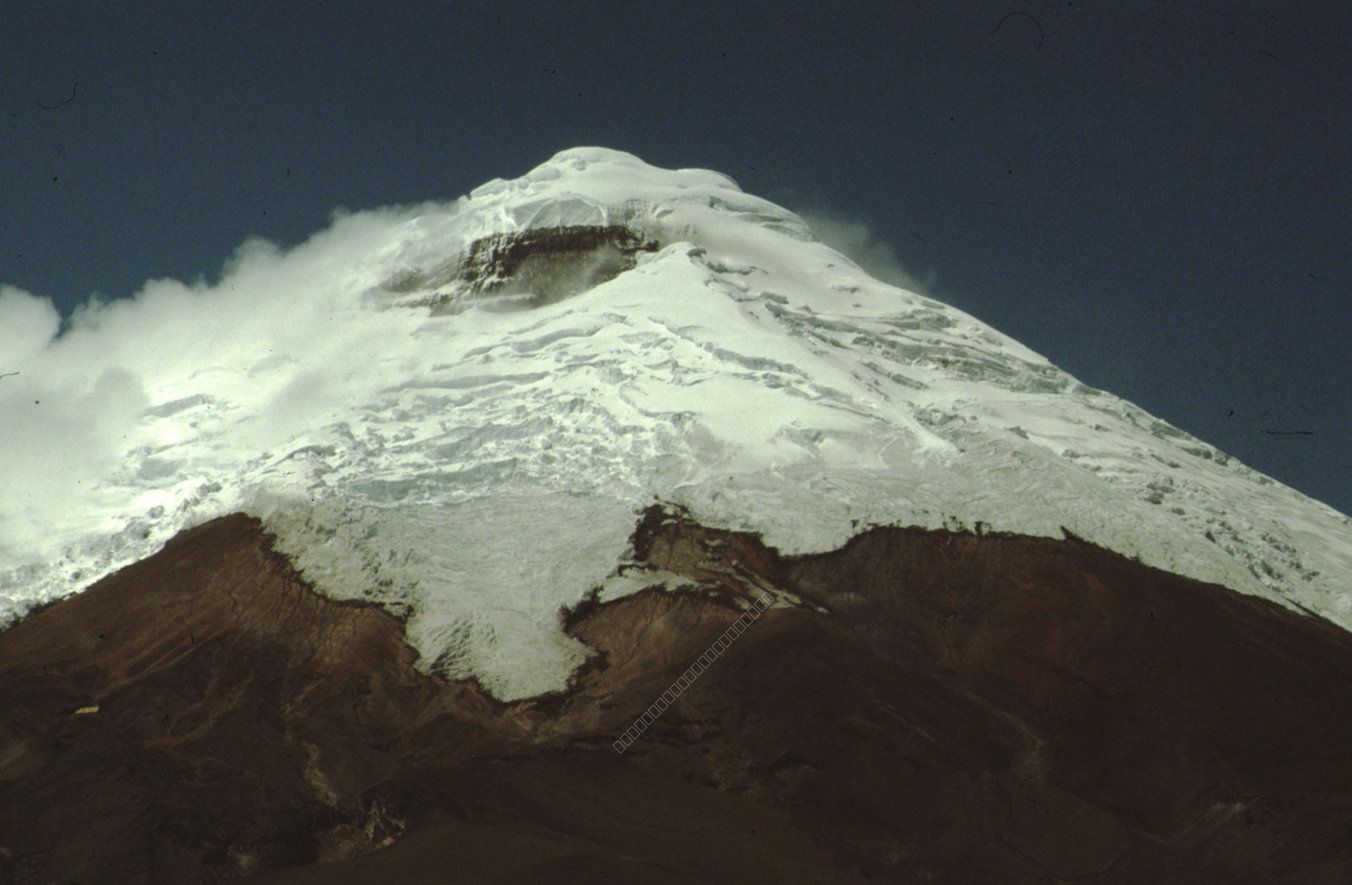 Majestic Chimborazo Volcano with Glacial Ice, Ecuador