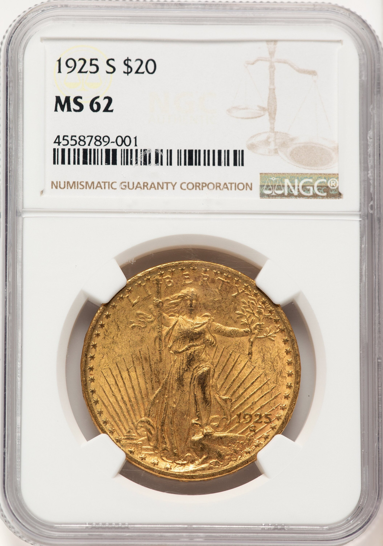 1925 S Saint-Gaudens Double Eagle Gold Coin