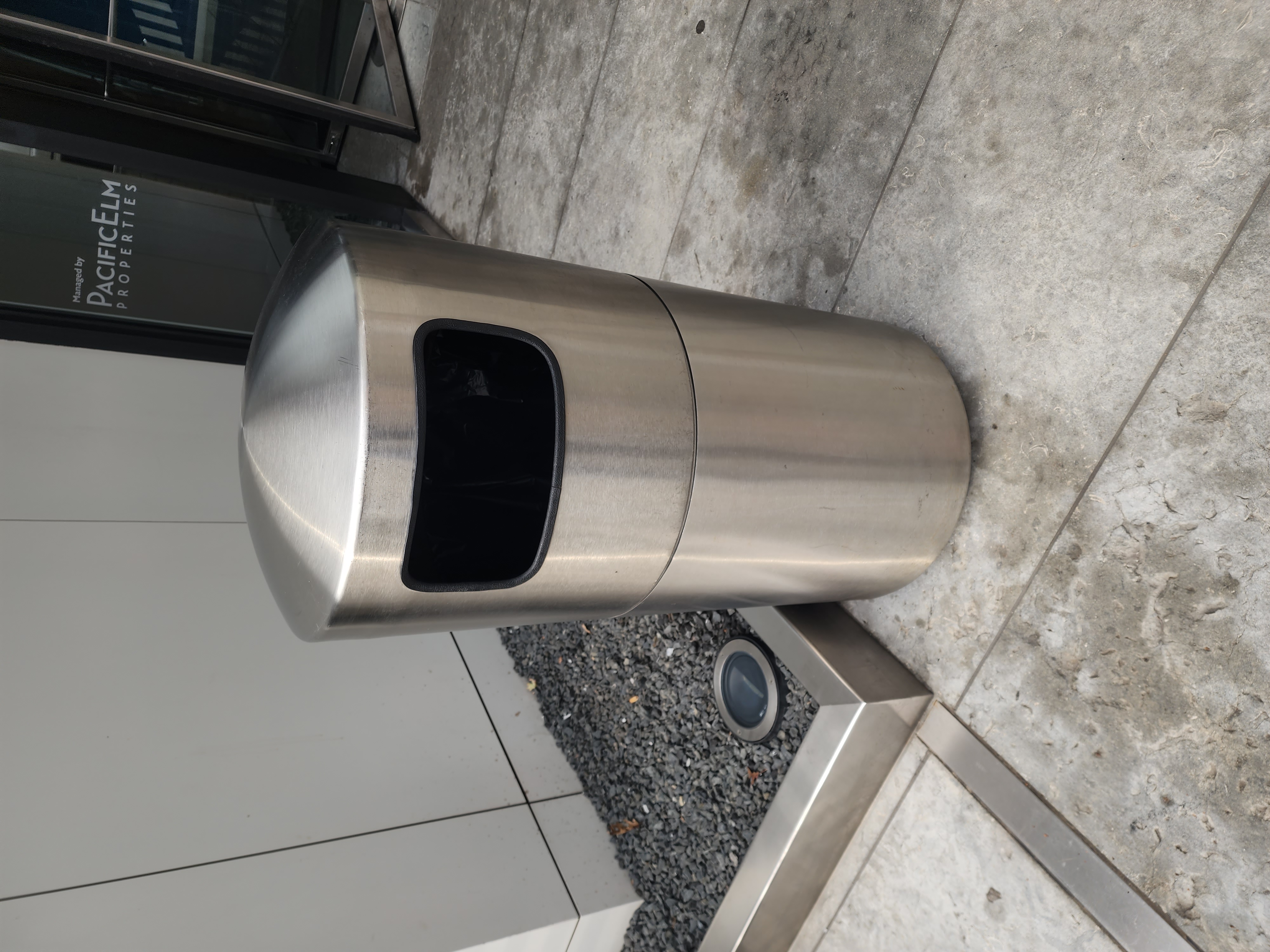 Stainless Steel Commercial Waste Receptacle