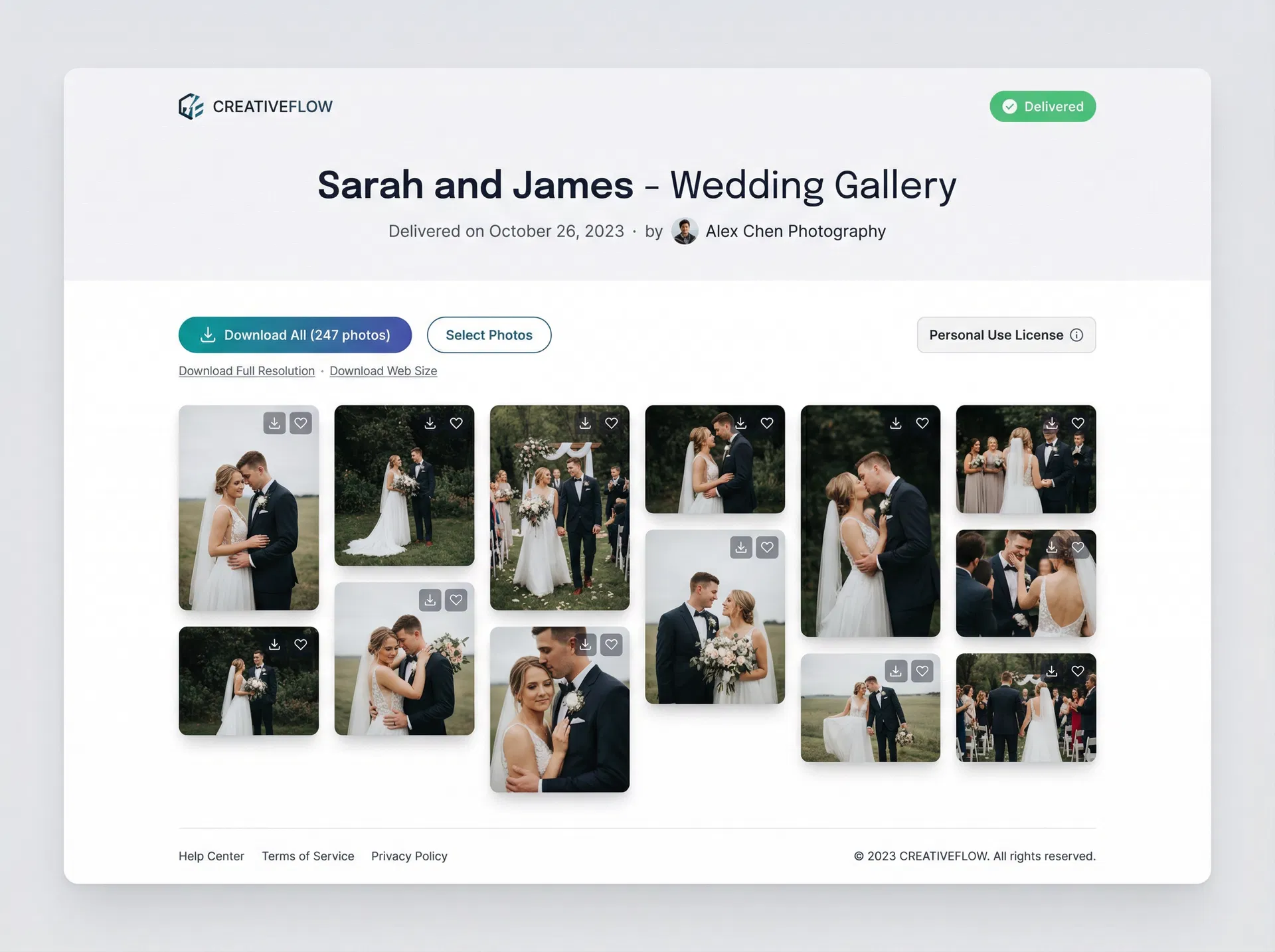 Get your work delivered beautifully. And kept forever.