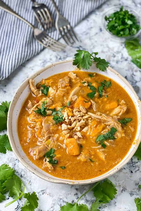 Peanut Butter Chicken Soup
