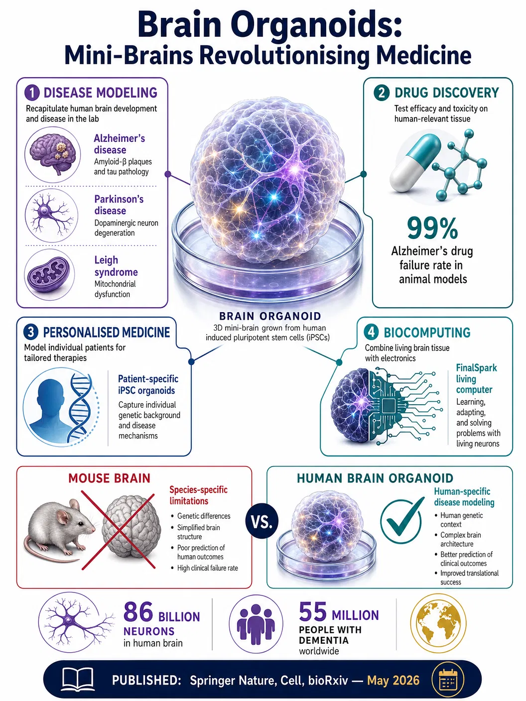 Mini-Brains in a Dish — How Brain Organoids Are Revolutionising Drug Discovery and Unlocking the Secrets of Neurodegeneration