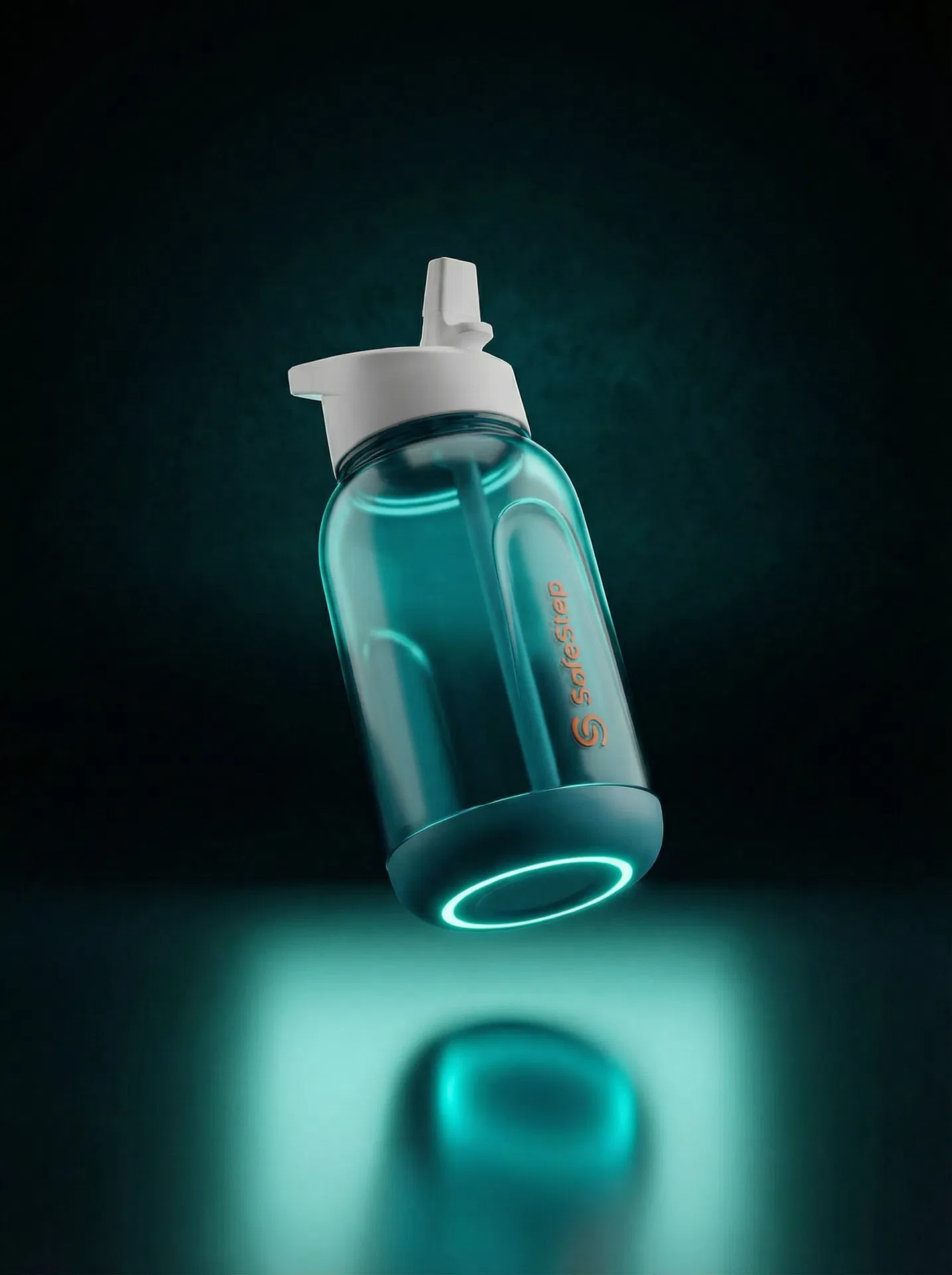 HydroGuard Smart Bottle — Ocean Teal