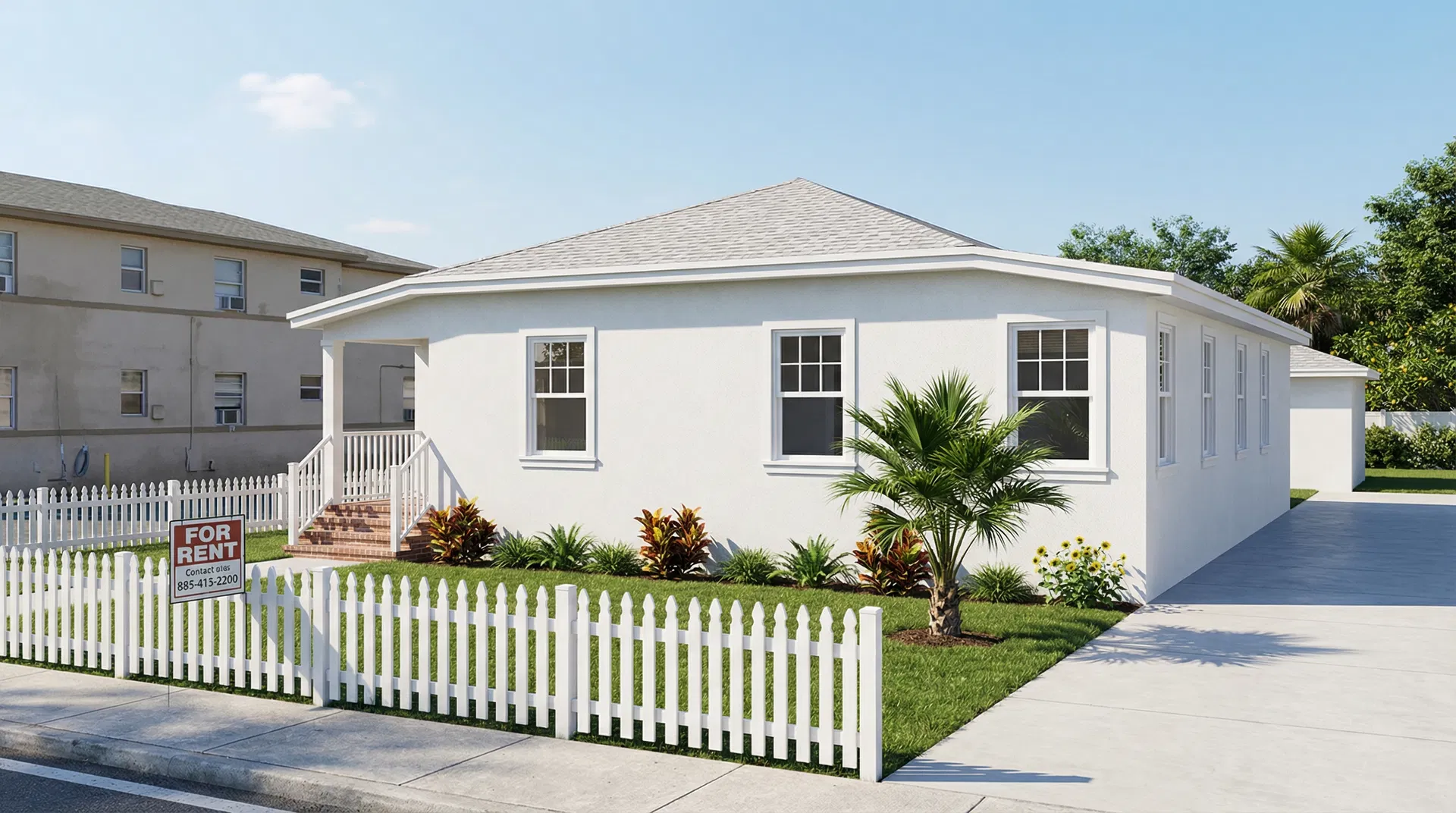 Renovated Bungalow Exterior — Day View