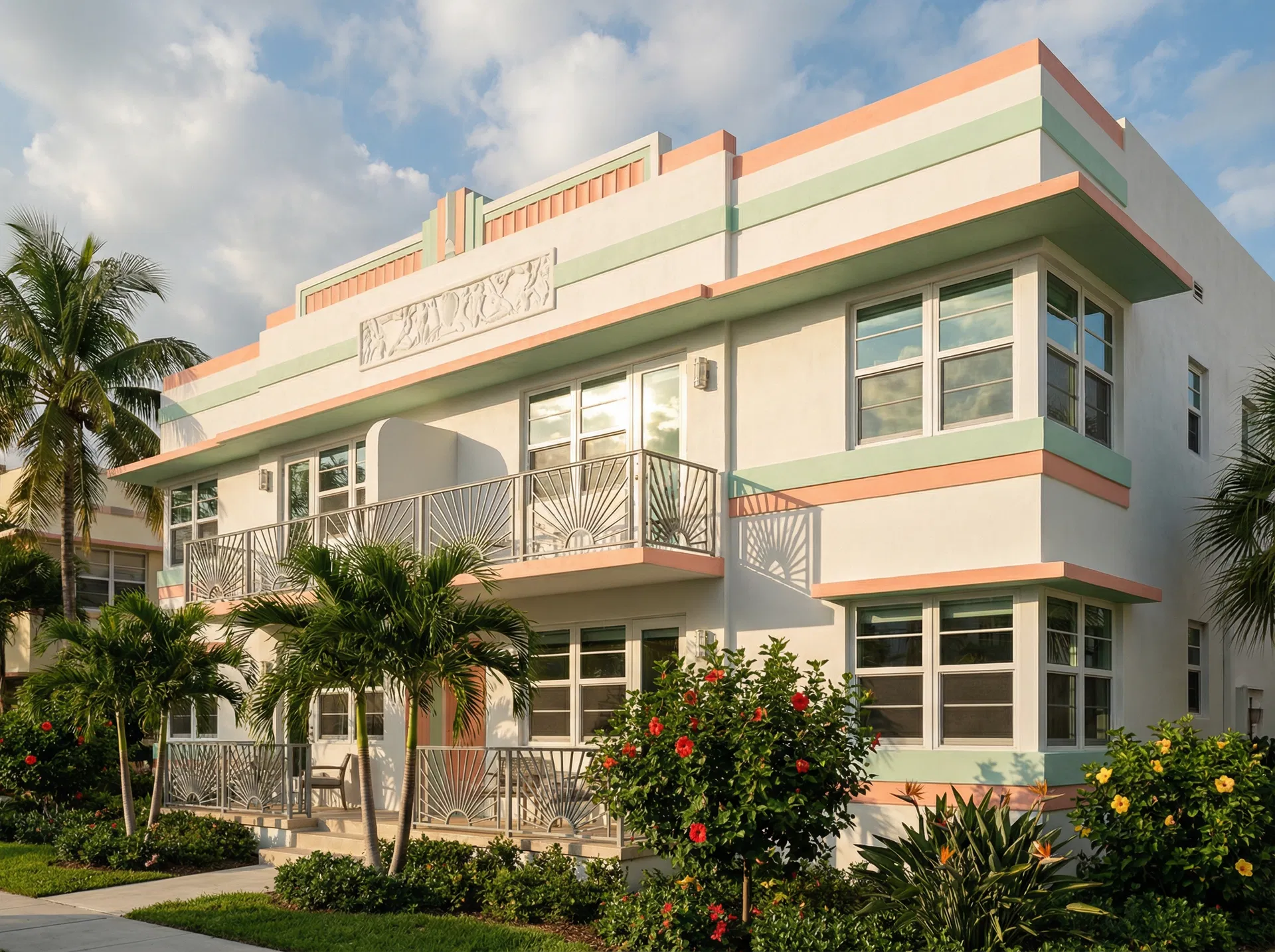 Renovated Apartment Building Exterior