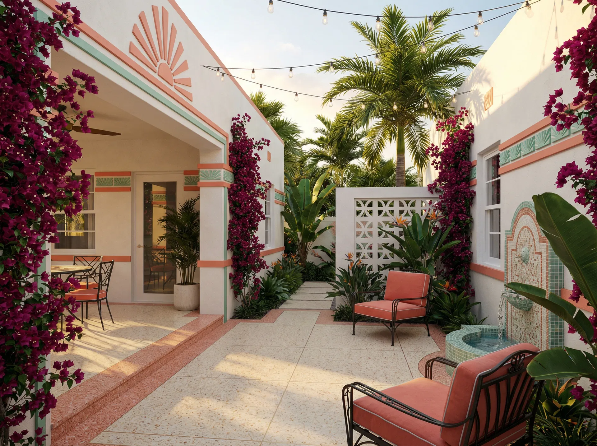 Private Backyard Patio — Renovation Render